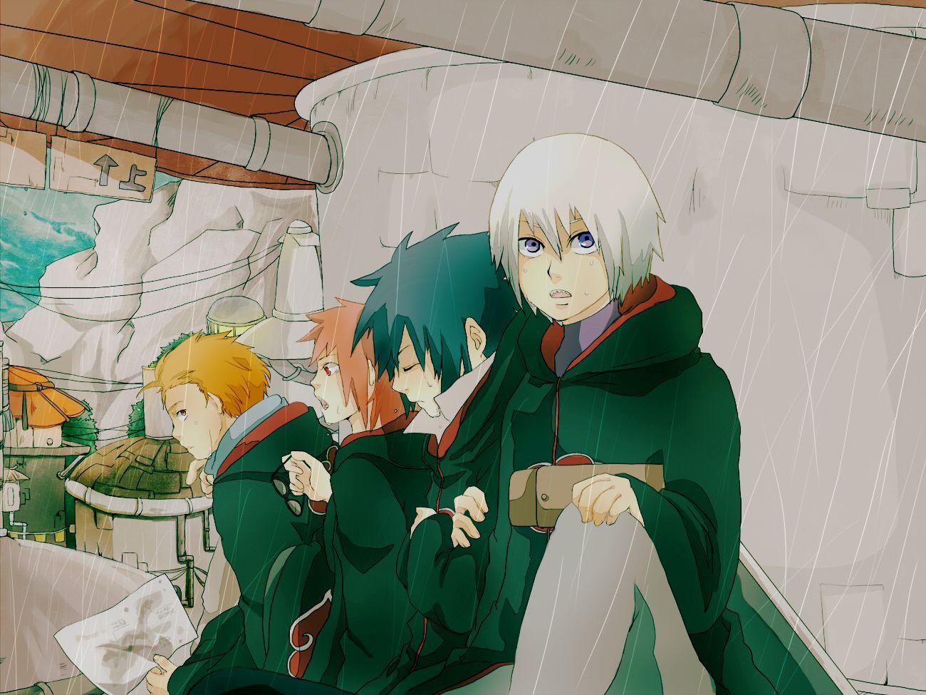 1300x975 Suigetsu Hozuki, Jugo, Karin and Sasuke Hozuki!!!! wallpaper