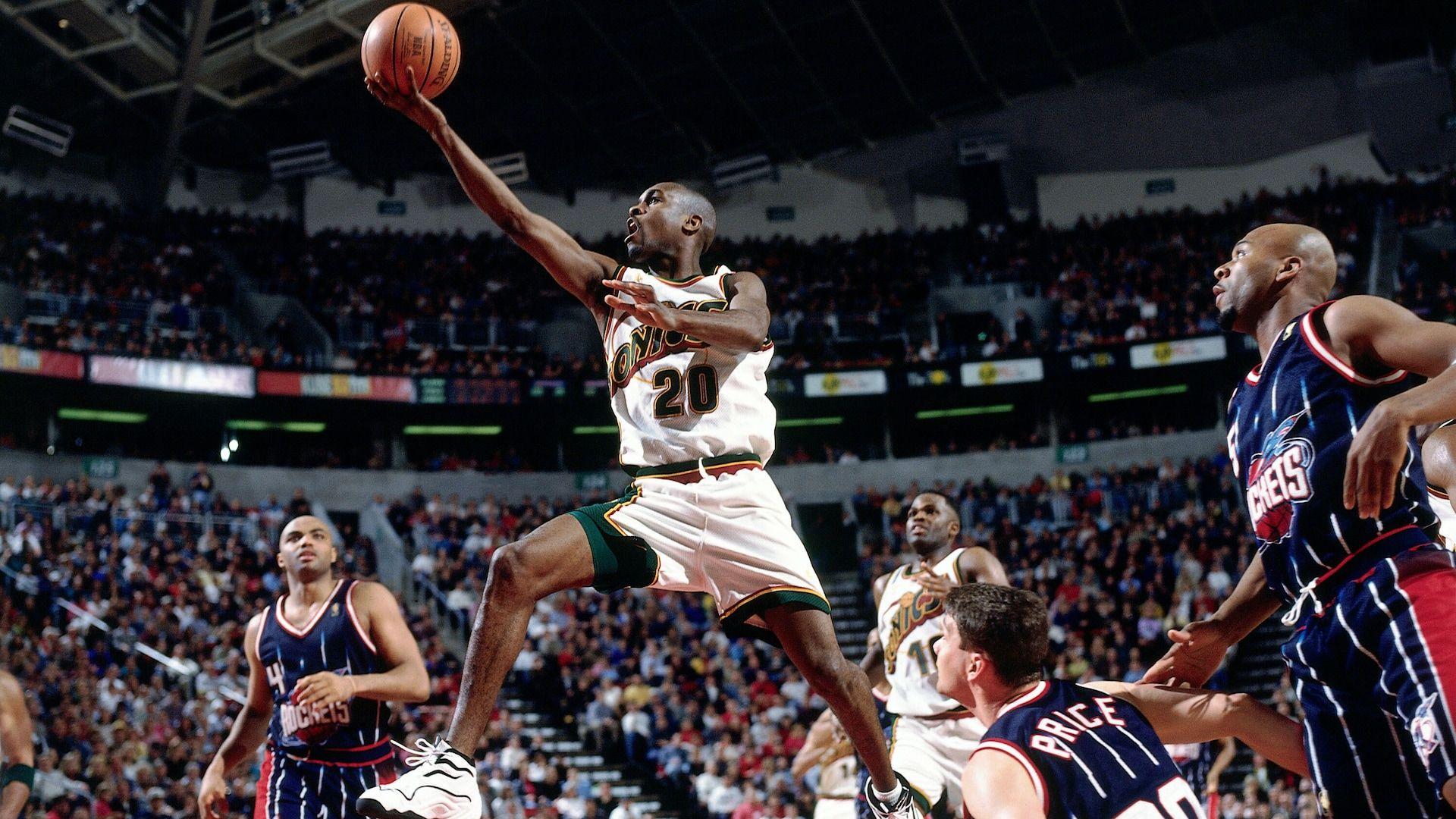 1920x1080 NBA High Tops: Gary Payton Best Transition Plays