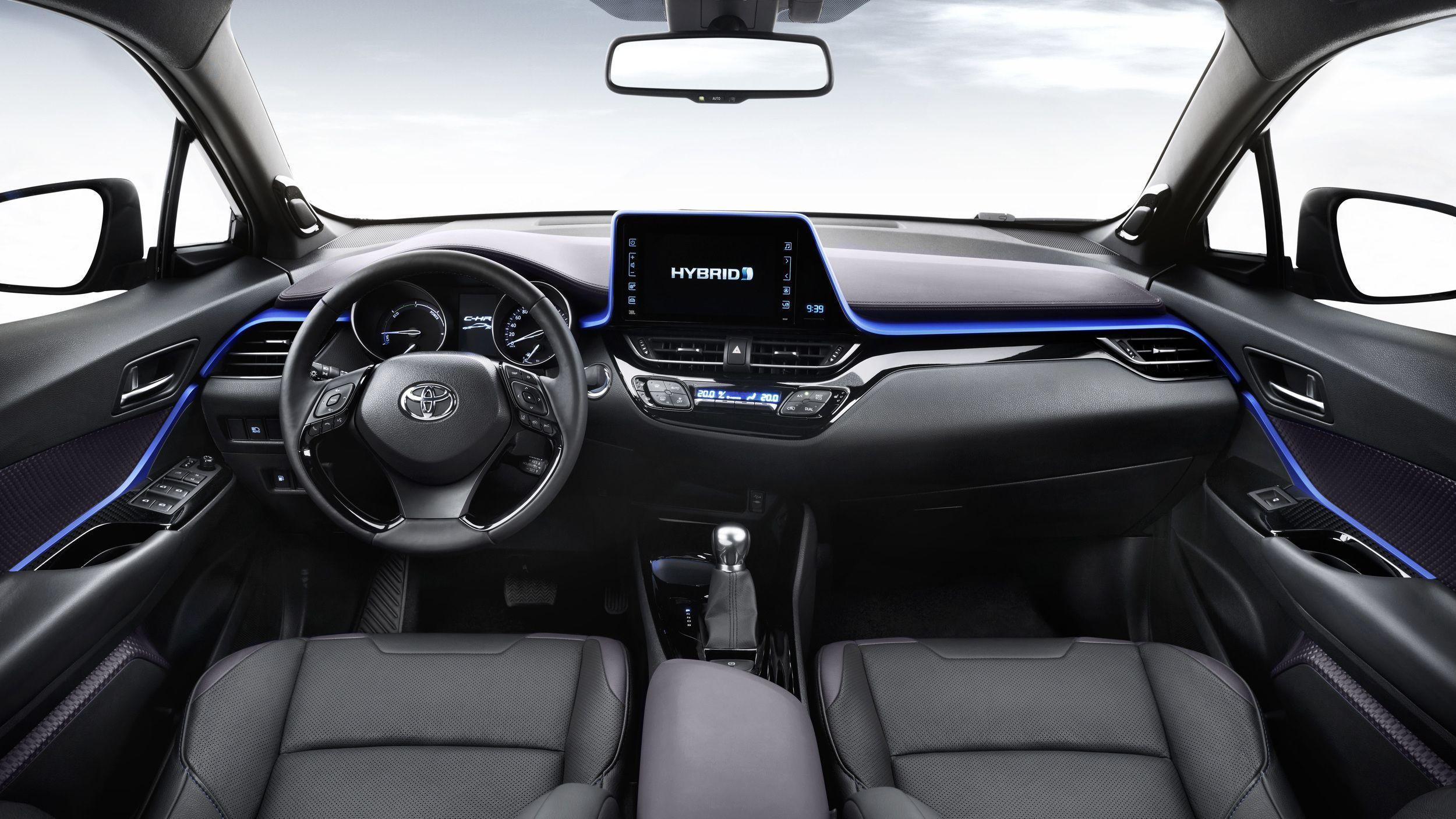 2500x1407 Toyota C HR Crossover's Interior Is As Funky As The Outside. Toyota C Hr, Toyota, Toyota Hybrid