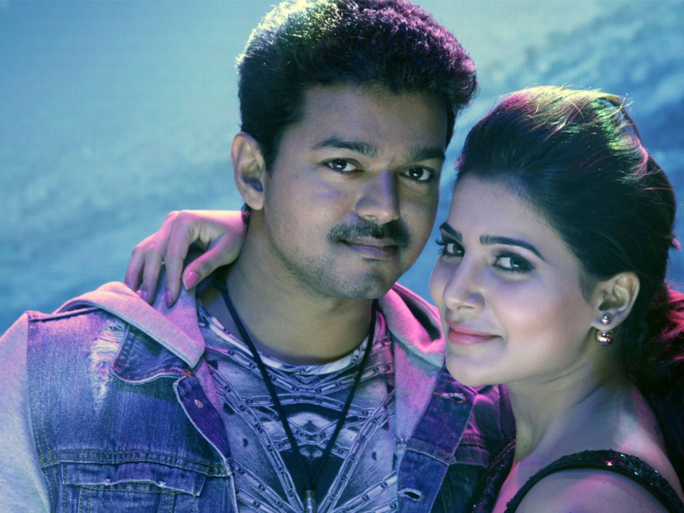 Hình nền 1366x1024 Theri - Vijay và Samantha dễ thương - 1366x1024 - Tải xuống Hình nền HD
