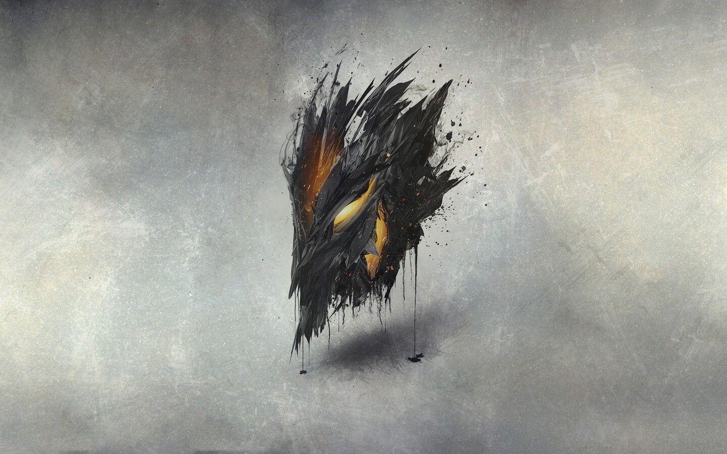 1440x900 Demon Mask Artwork 1440x900 Resolution HD 4k Wallpaper, Image, Background, Photo and Picture