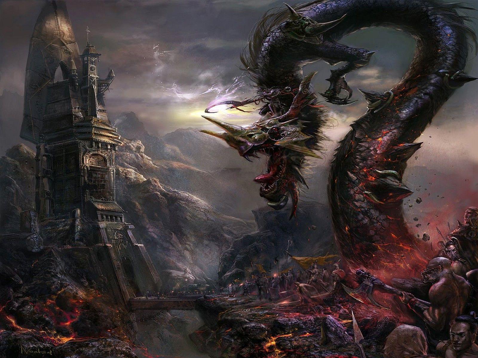 1600x1200 Best Dragon War Background Wallpaper. Dragon Background Wallpaper