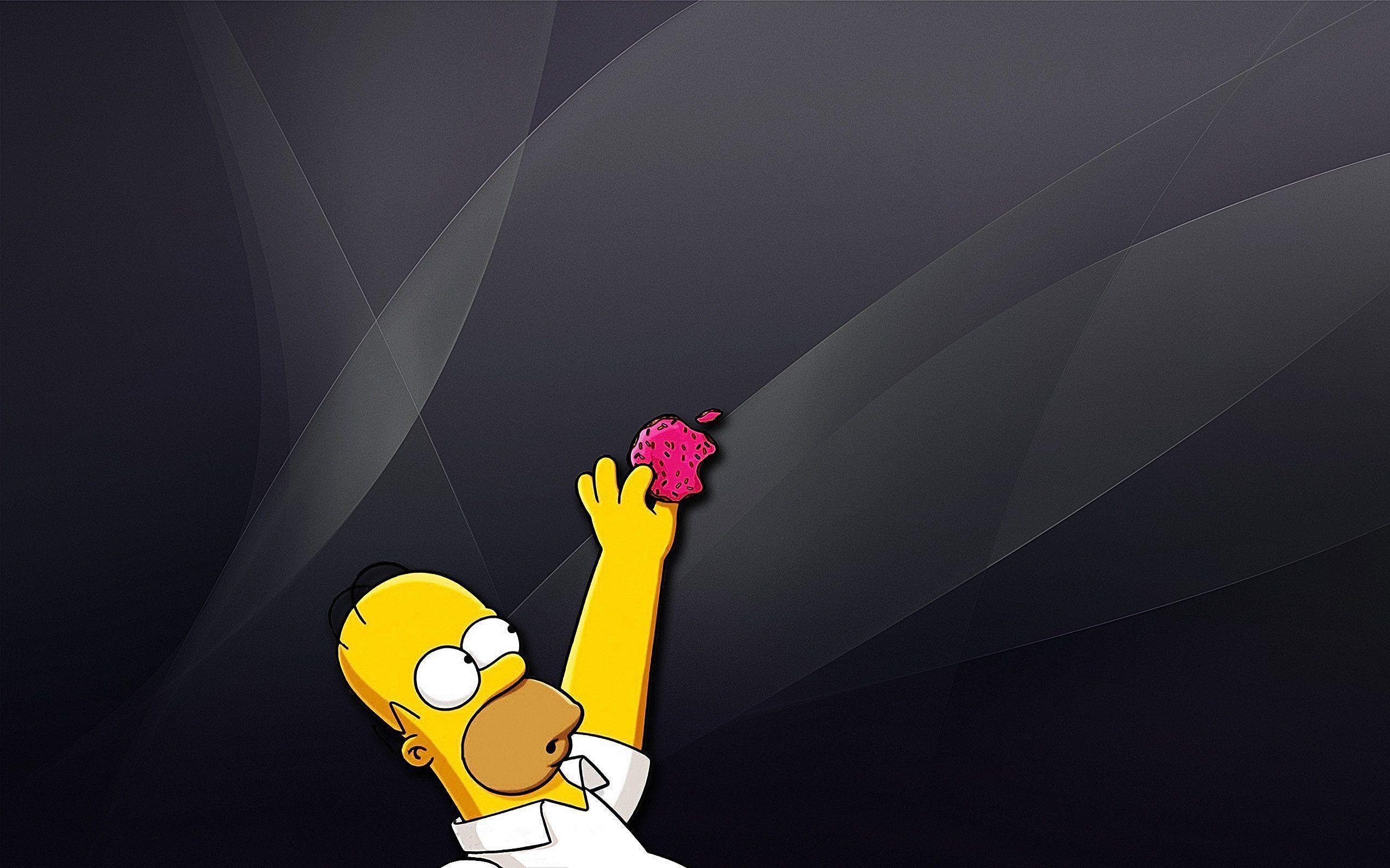 Homer Simpson Apple Wallpapers - Top Free Homer Simpson Apple Backgrounds -  WallpaperAccess