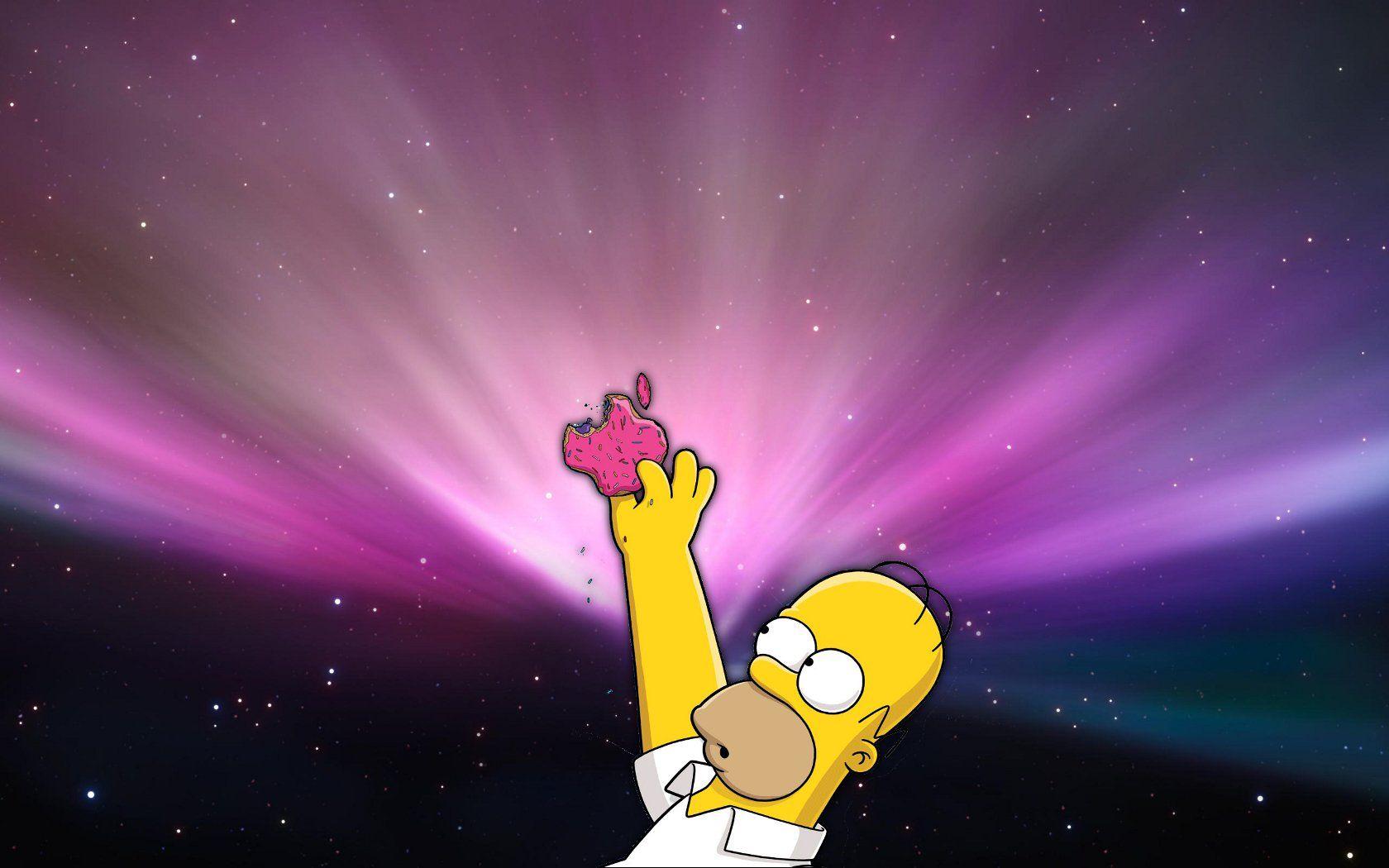 1680x1050 Simpsons Mac Wallpaper