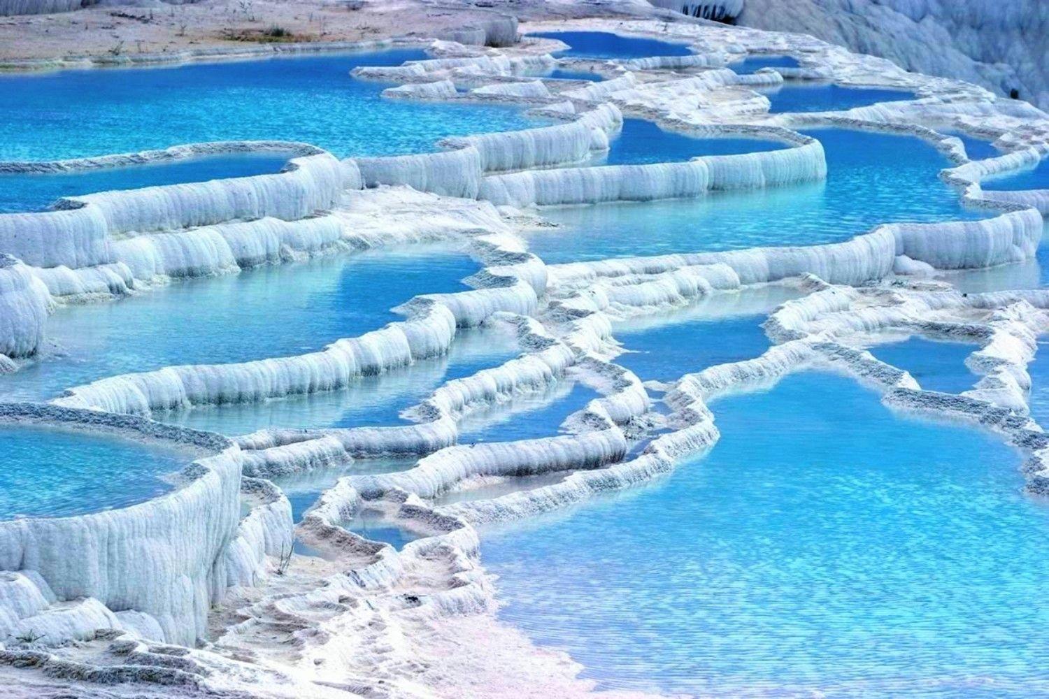 1500x1000 Forces of Nature: Hot Turkey Tourism Pamukkale Springs Beautiful