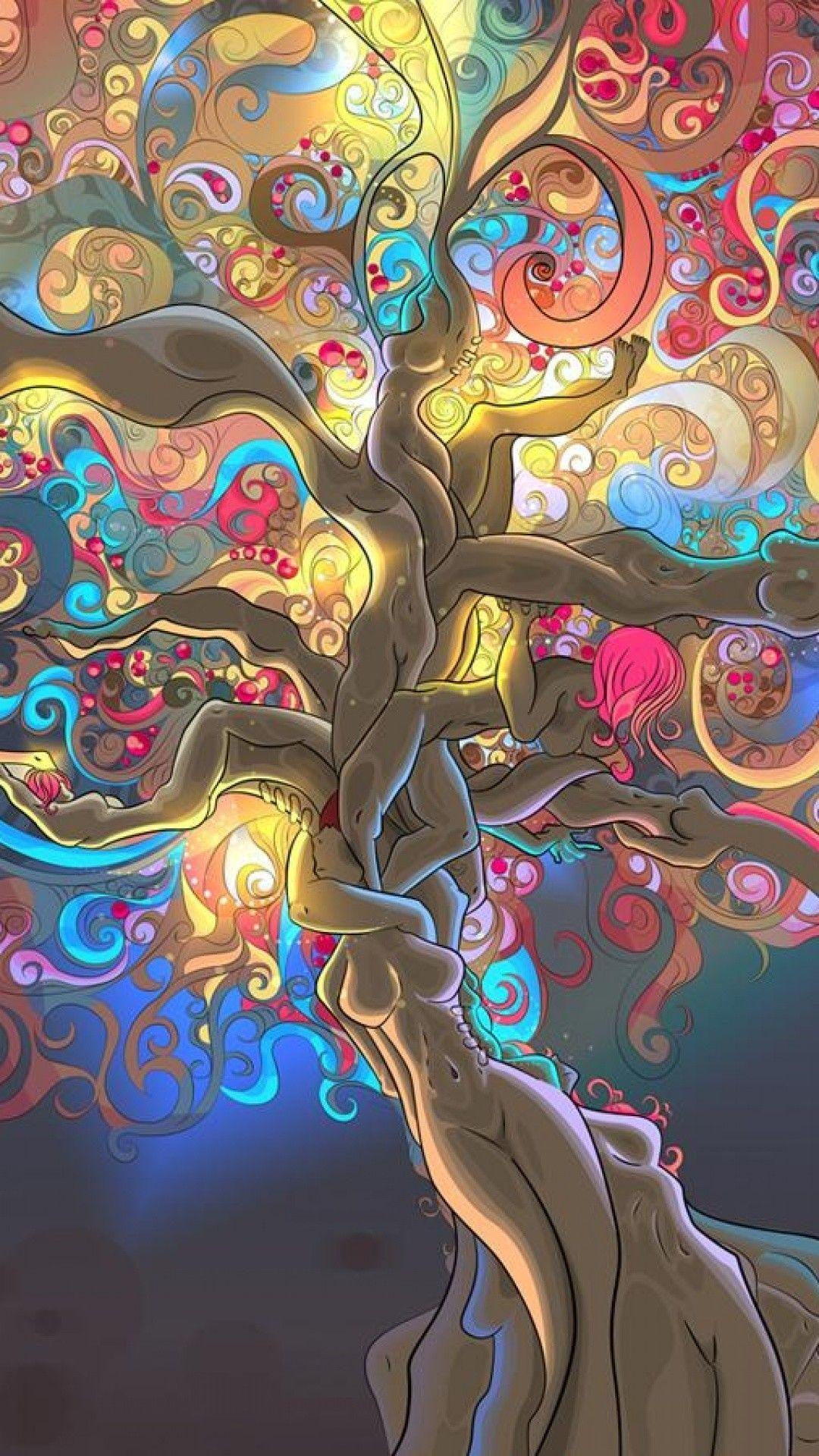 1080x1920 Trippy iPhone 5 Wallpaper