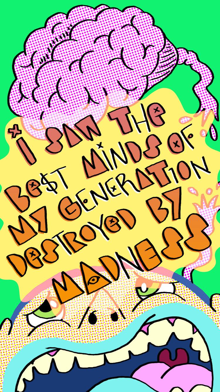 750x1334 Trippy IPhone Wallpaper