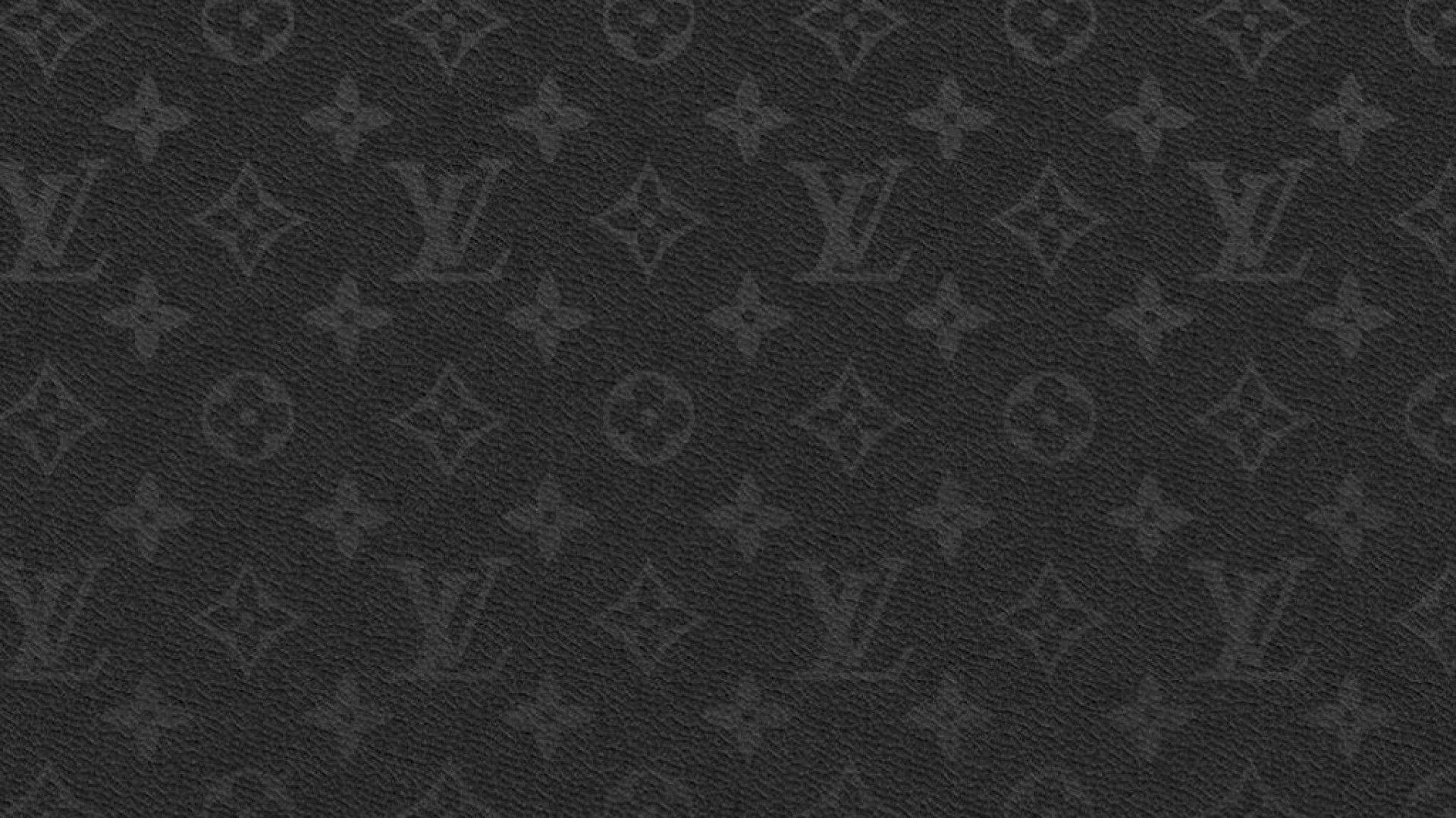 1920x1080 Hình nền máy tính Louis Vuitton đen và xám