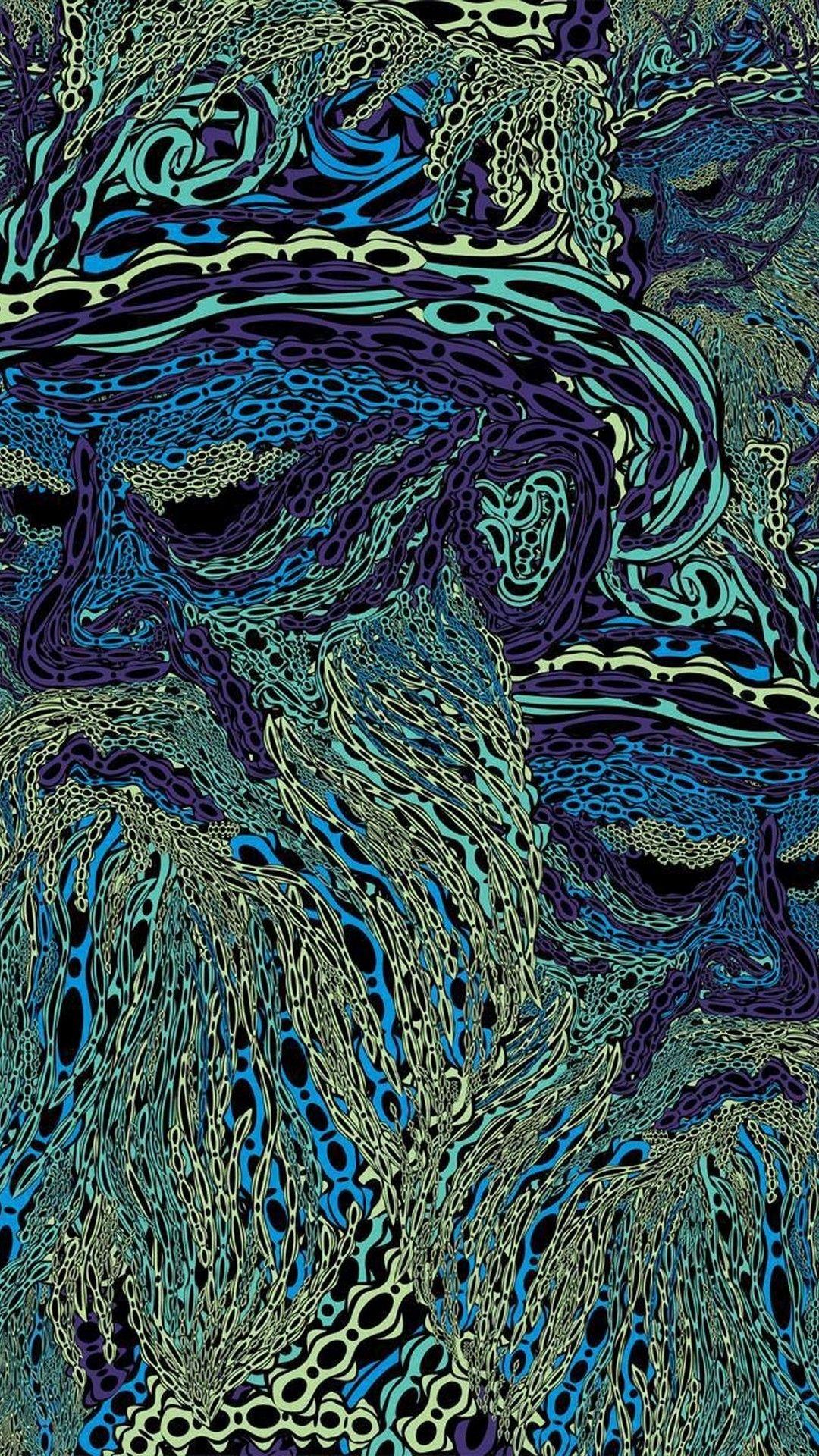 1080x1920 Trippy 3D Wallpaper