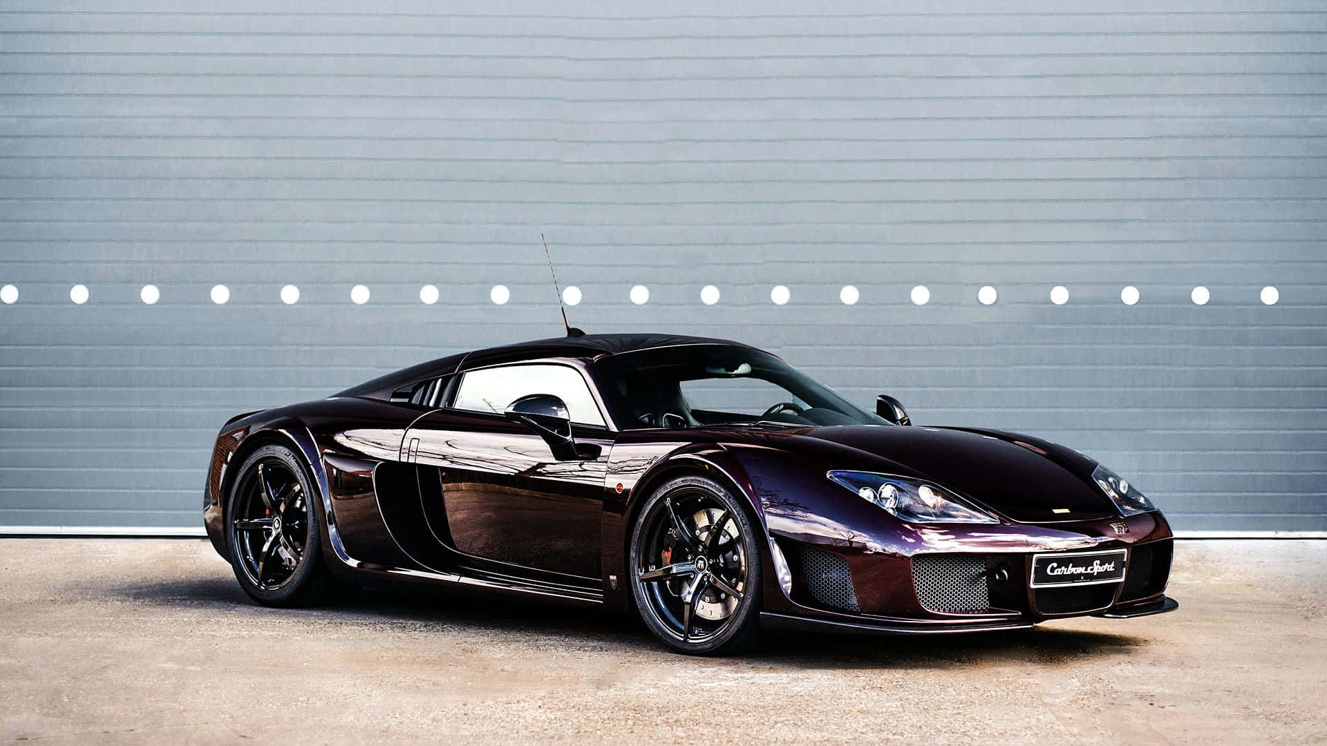 1920x1080 Download Caption: Shiny Metallic Purple Noble M600 Sports Car Wallpaper