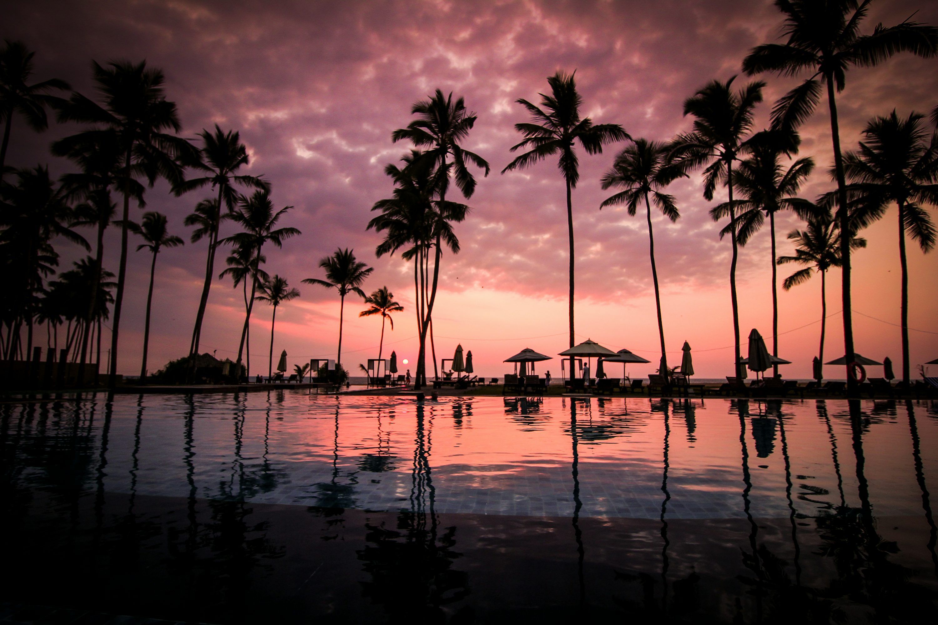 3000x2000 Sunset Beach Picture. Download Free Image