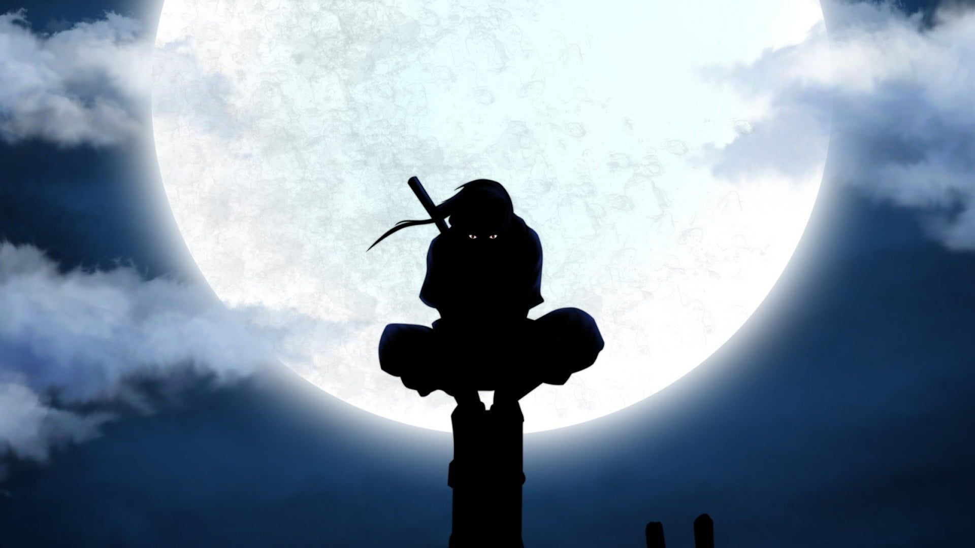 1920x1080 Itachi Aesthetic Landscape Wallpaper