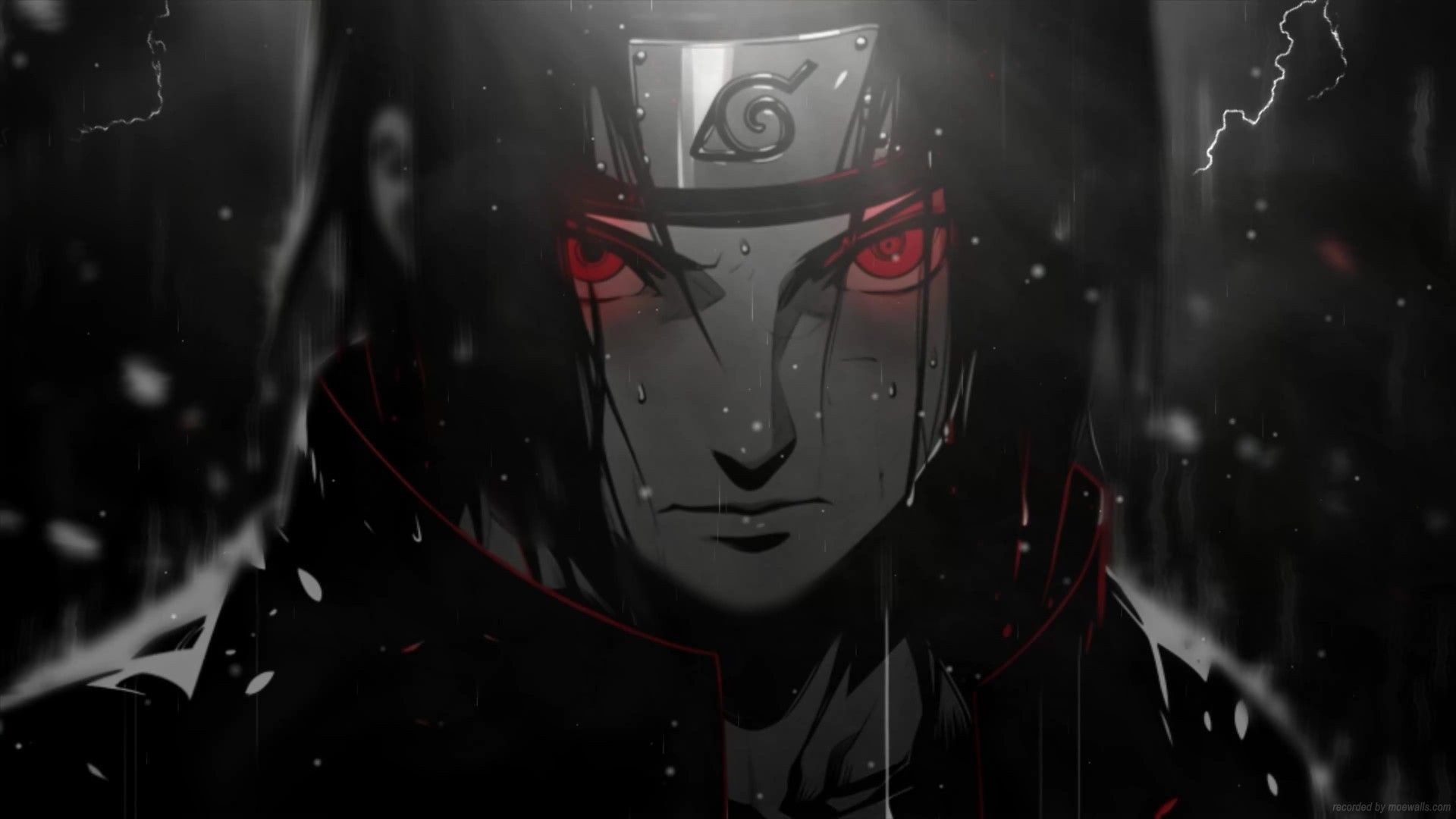 1920x1080 Uchiha Itachi Akatsuki Live Wallpaper