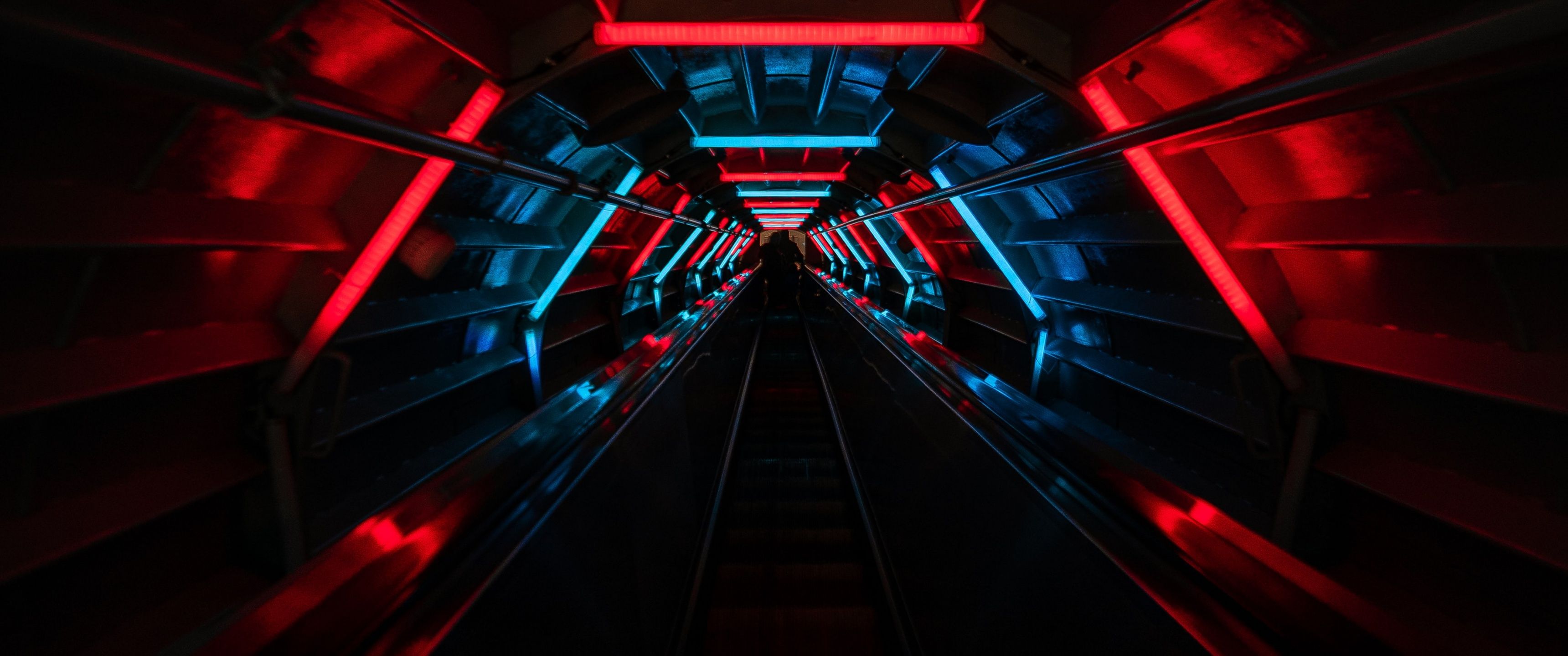 3440x1440 Red Wallpaper