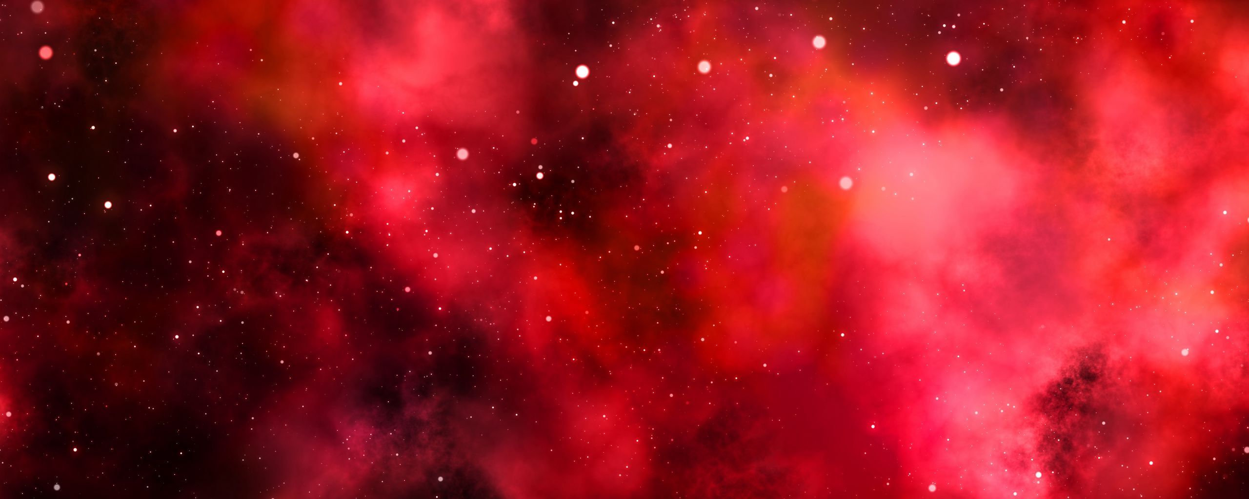 2560x1024 Download wallpaper 2560x1024 galaxy, space, red, shine, universe ultrawide monitor HD background