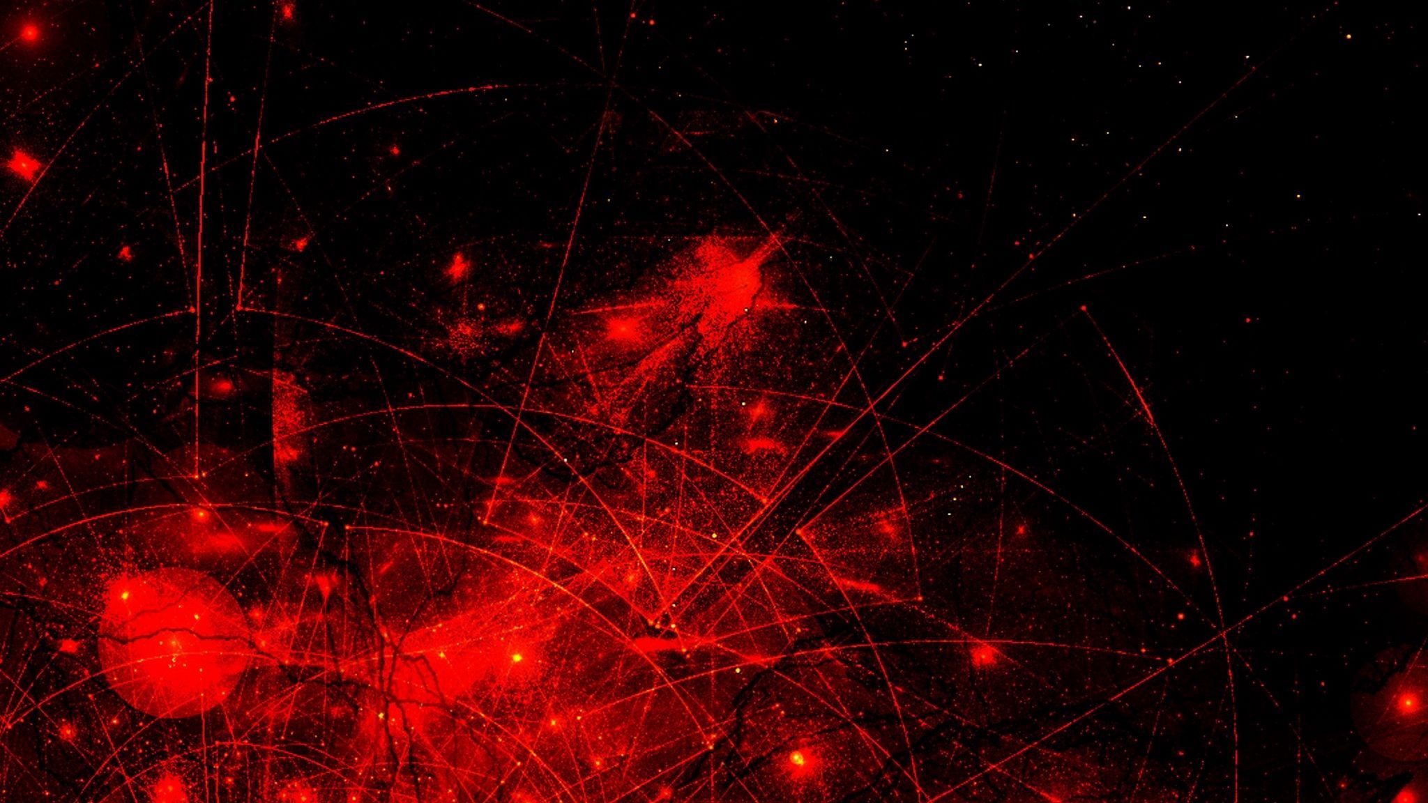 2048x1152 Download wallpaper 2048x1152 abstraction, red, black, universe, space, star, galaxy ultrawide monitor HD background