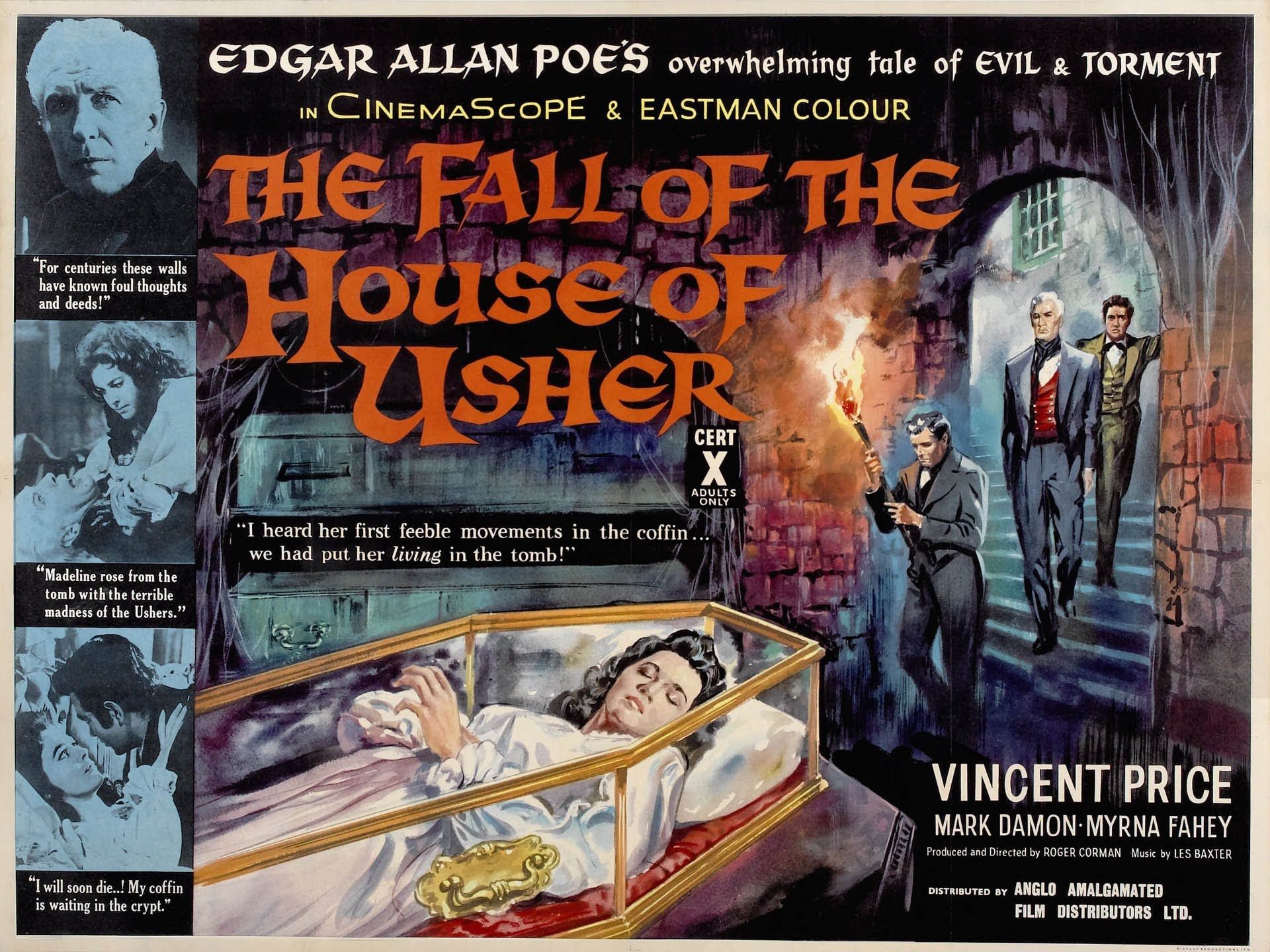 1920x1440 Happy Birthday Vincent Price: THE FALL OF THE HOUSE OF USHER (AIP 1960)