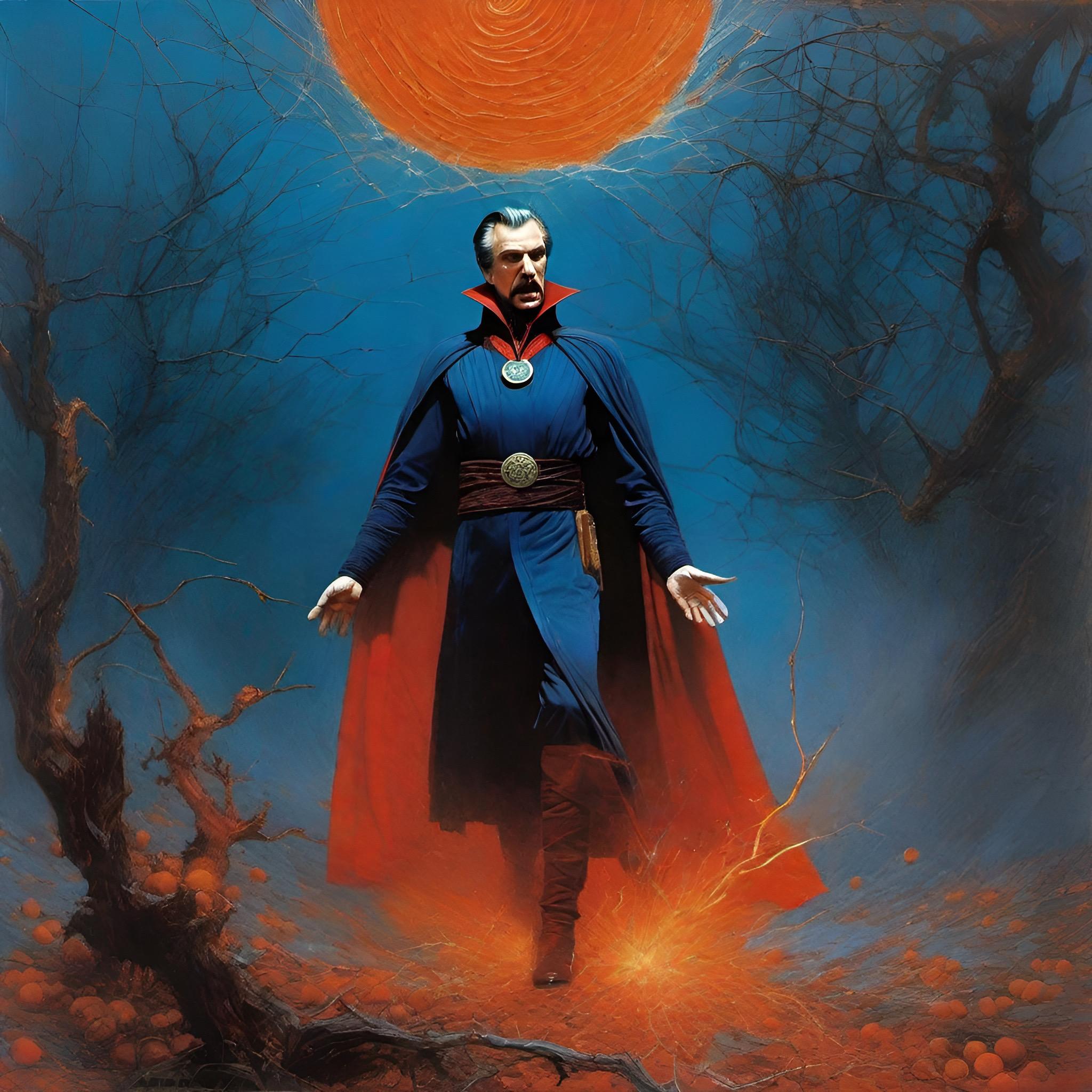 2048x2048 Vincent Price as Doctor Strange