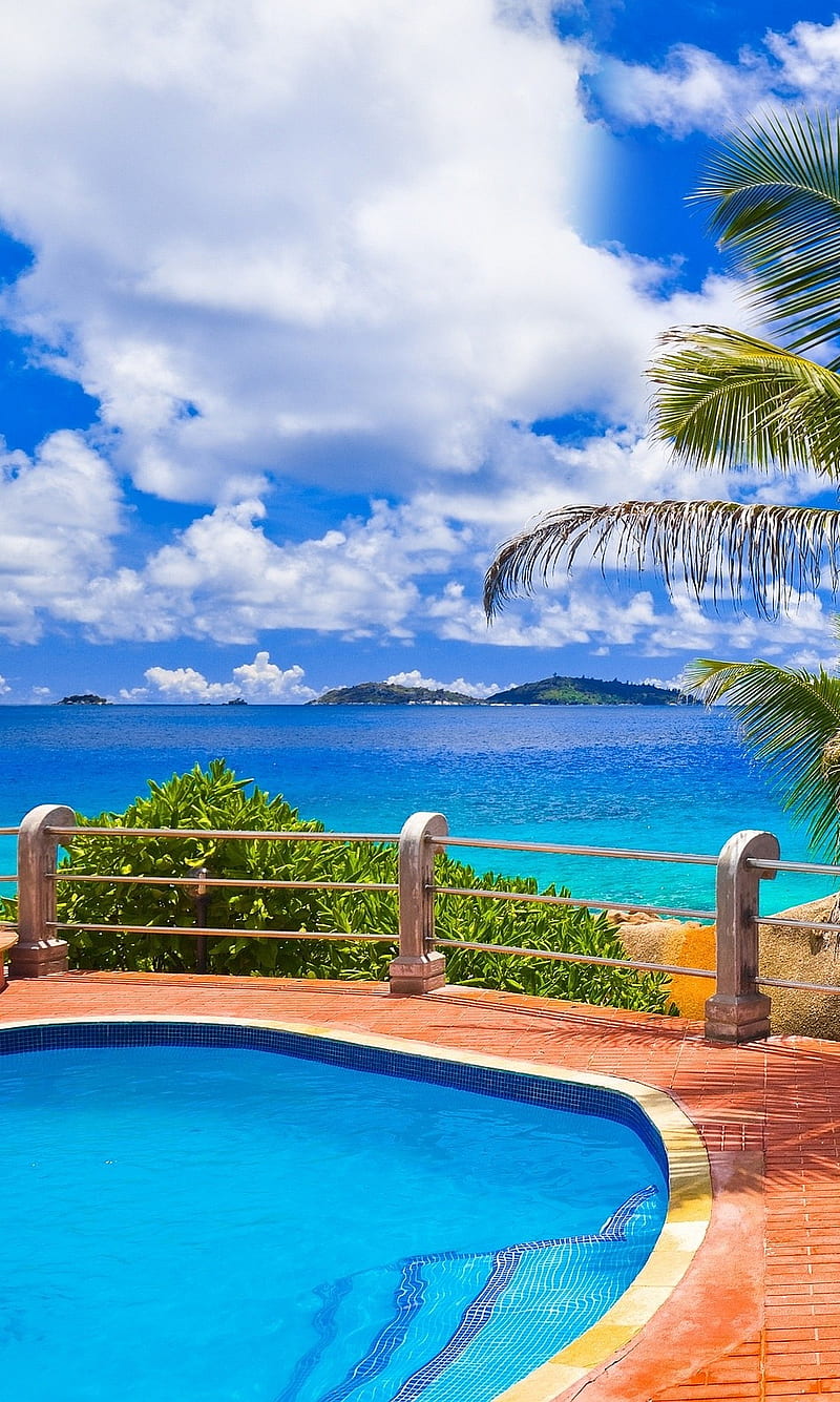 800x1335 Pool with a View, holiday, luxury, pool, relax, resort, swimming, vacation, HD phone wallpaper