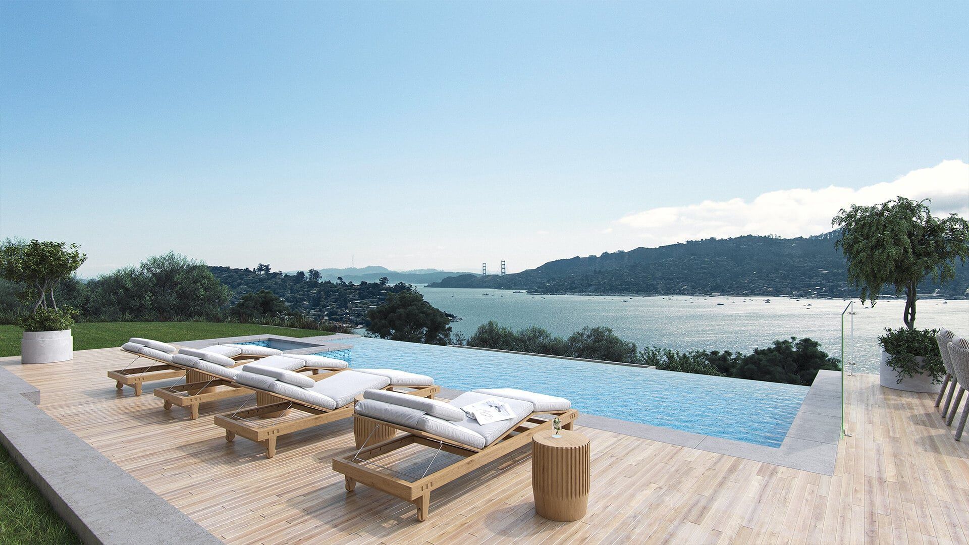 1920x1080 Pool Rendering: 13 Swimming Pool CGI Projects