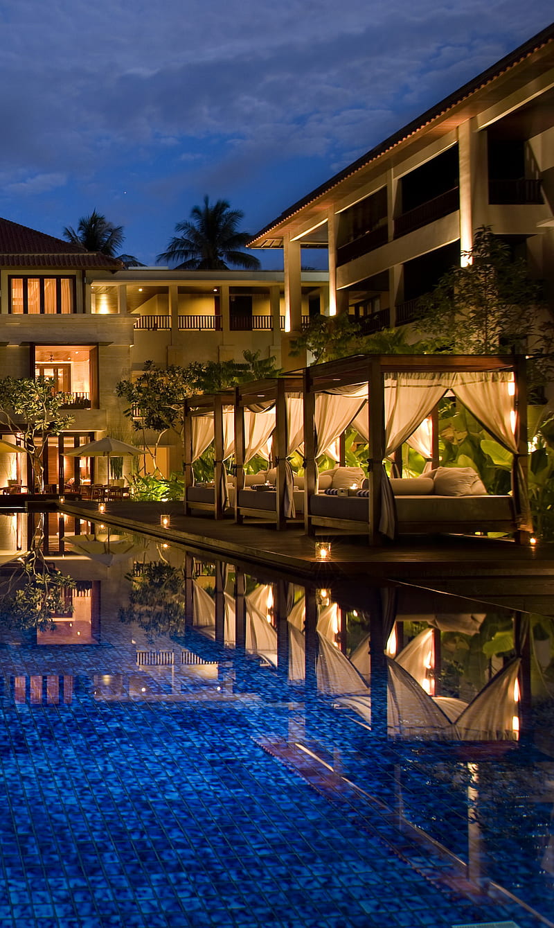 800x1339 Luxury Resort Pool holiday, hotel, relax, vacation, HD phone wallpaper