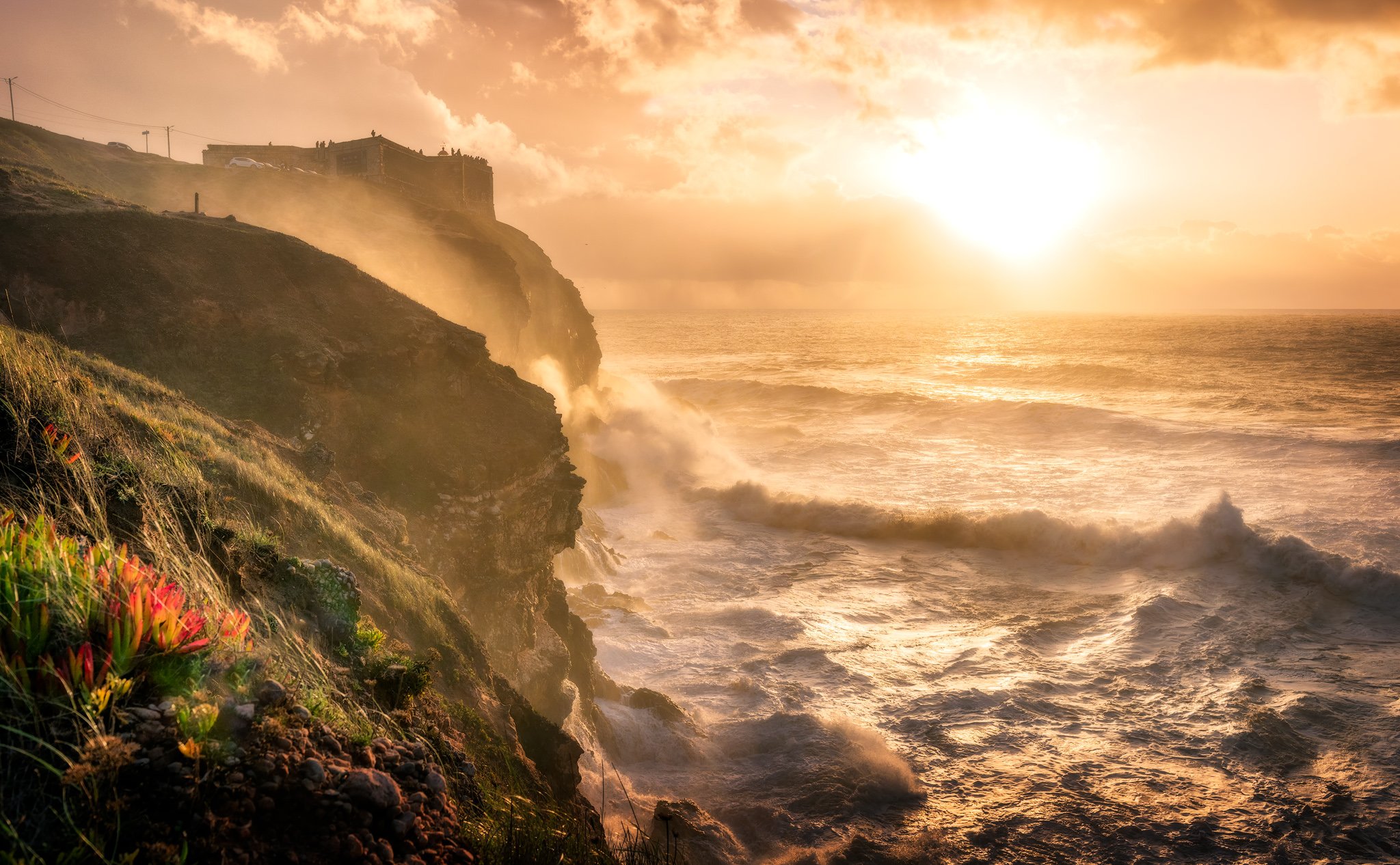 2048x1266 Praia do Norte. Nazare, Portugal Art Photography