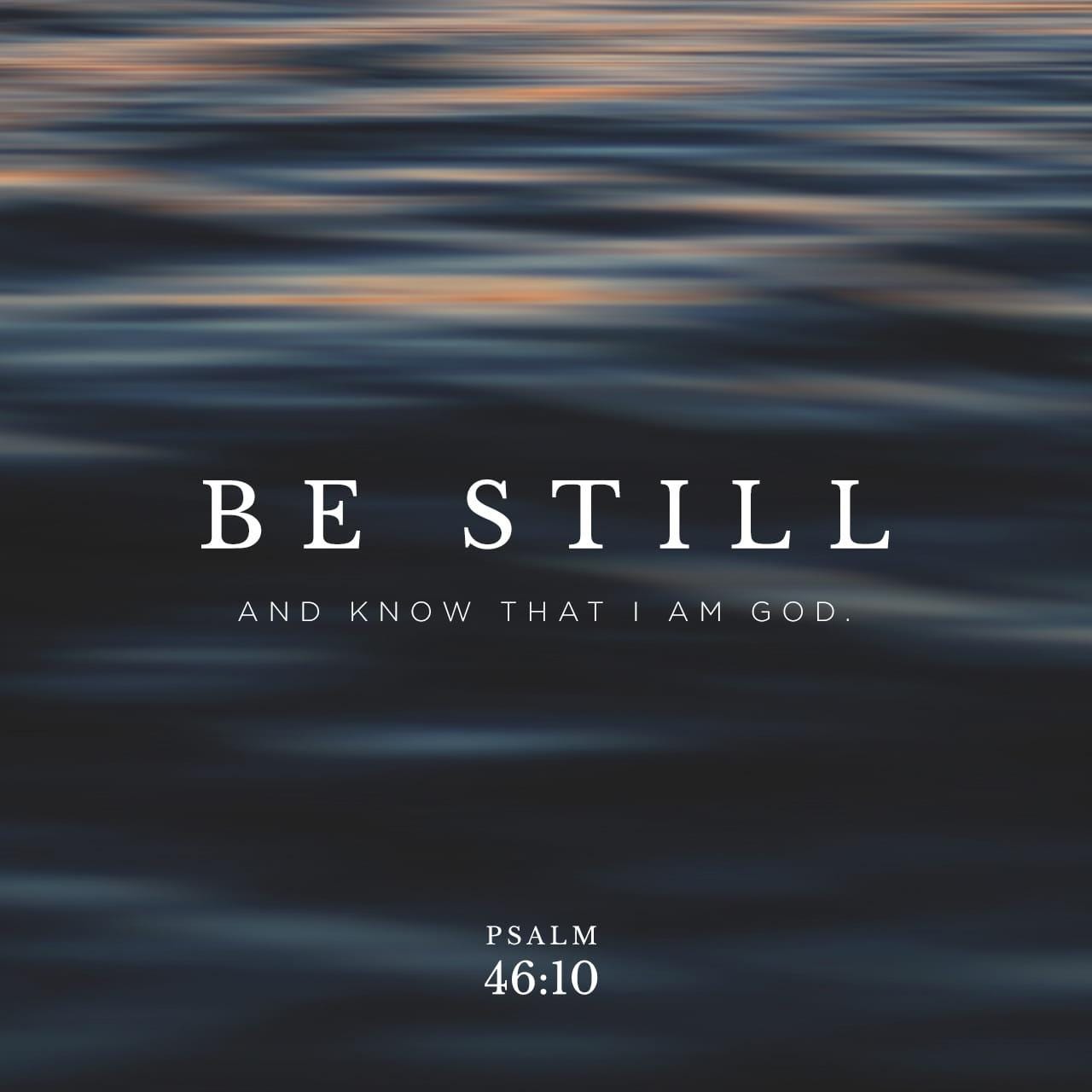 1280x1280 We've Interpreted Be Still And Know that I am God Wrongly