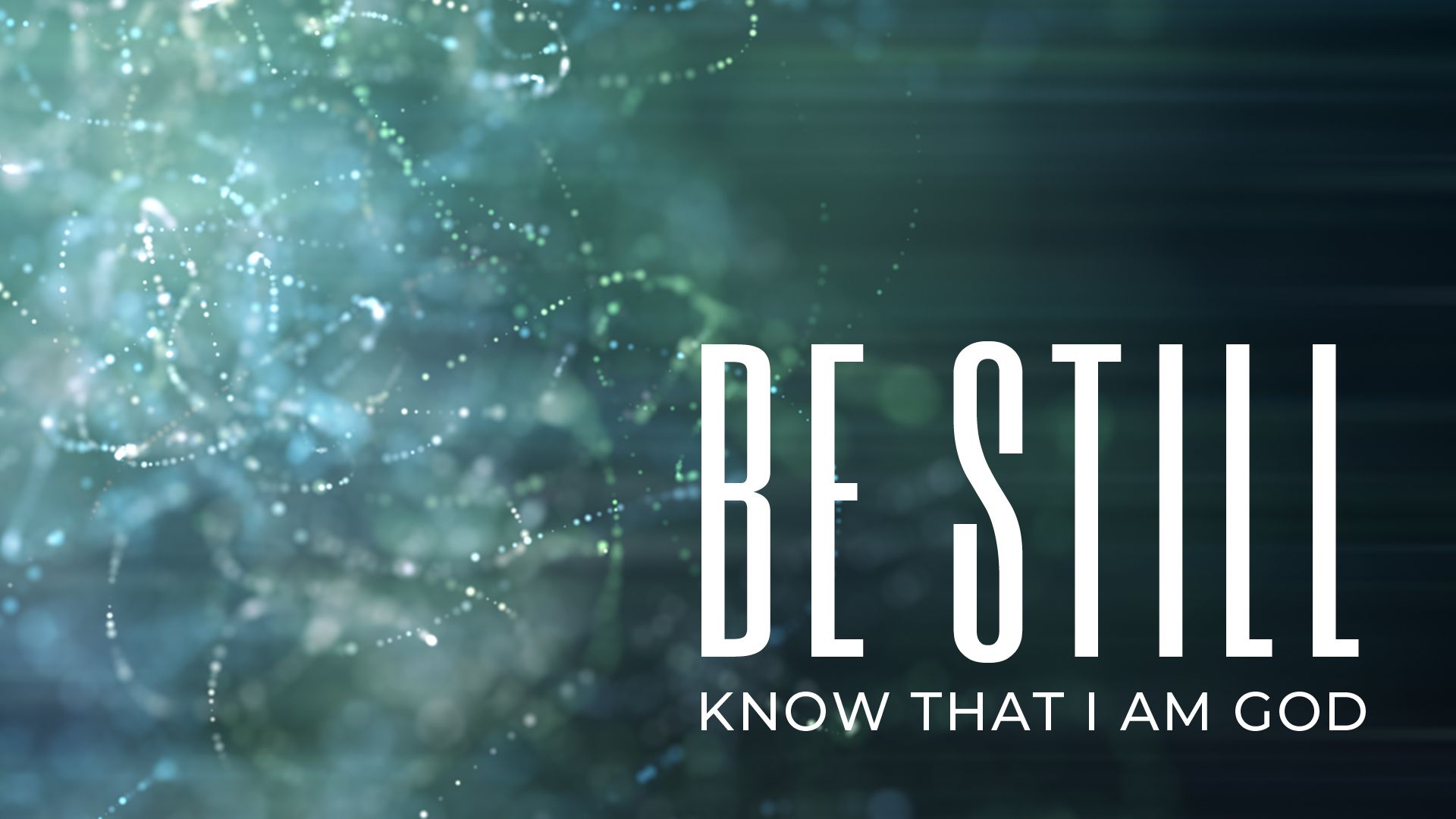 1920x1080 Be Still and Know” from Chris Abernethy. Friendly Avenue Church of Christ