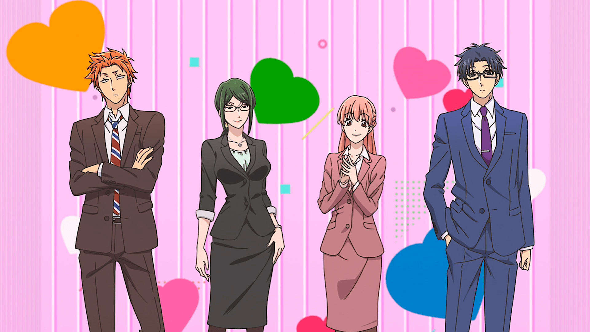 1920x1080 Wotaku ni Koi wa Muzukashii: Stylish Office Love HD Wallpaperx1080