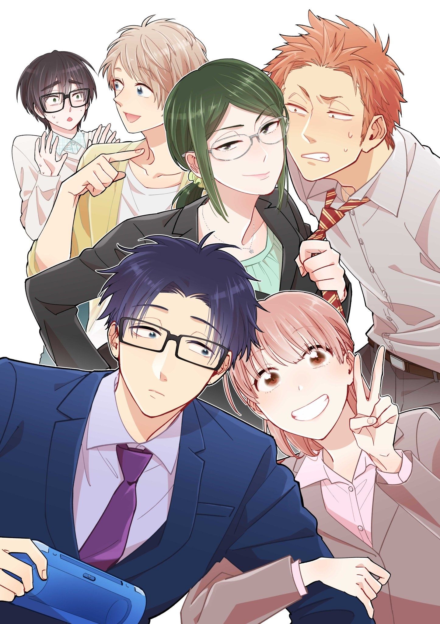 1446x2048 Wotakoi: Love Is Hard for Otaku (Anime) Wallpaper