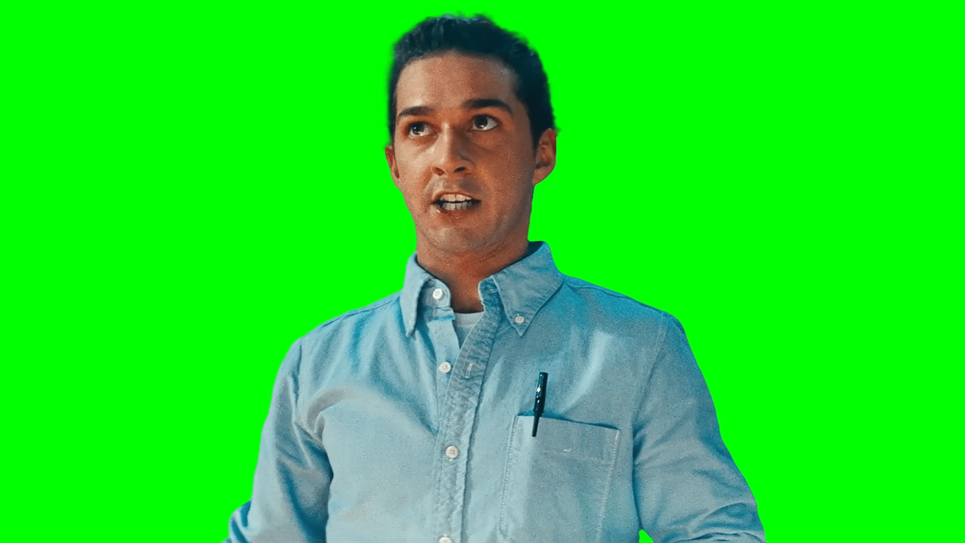 1920x1080 Sam Witwicky Speaking Fast meme 2 (Green Screen)