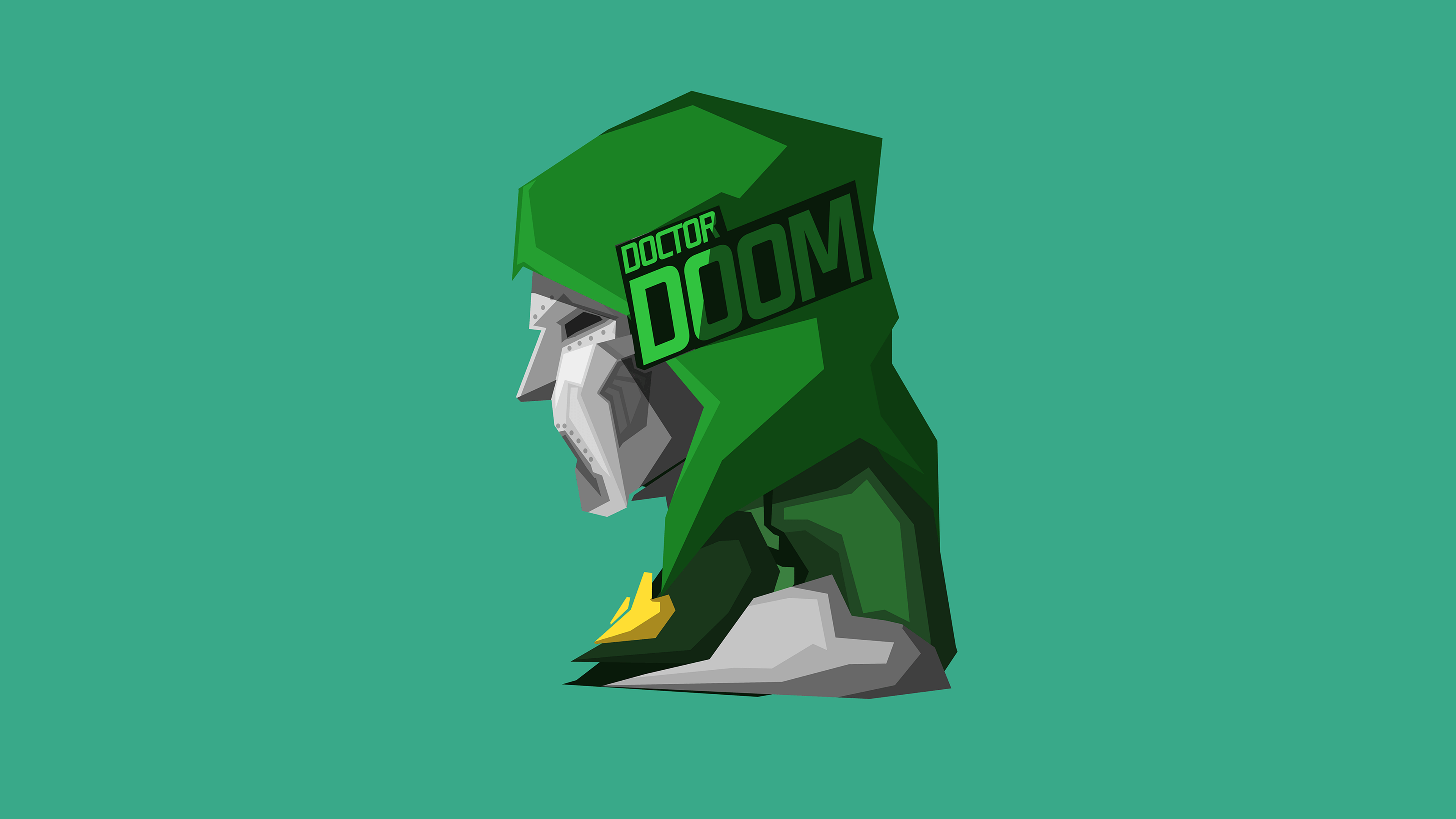 3840x2160 Doctor Doom Wallpaper 4K, Minimalist, 8K, Supervillain