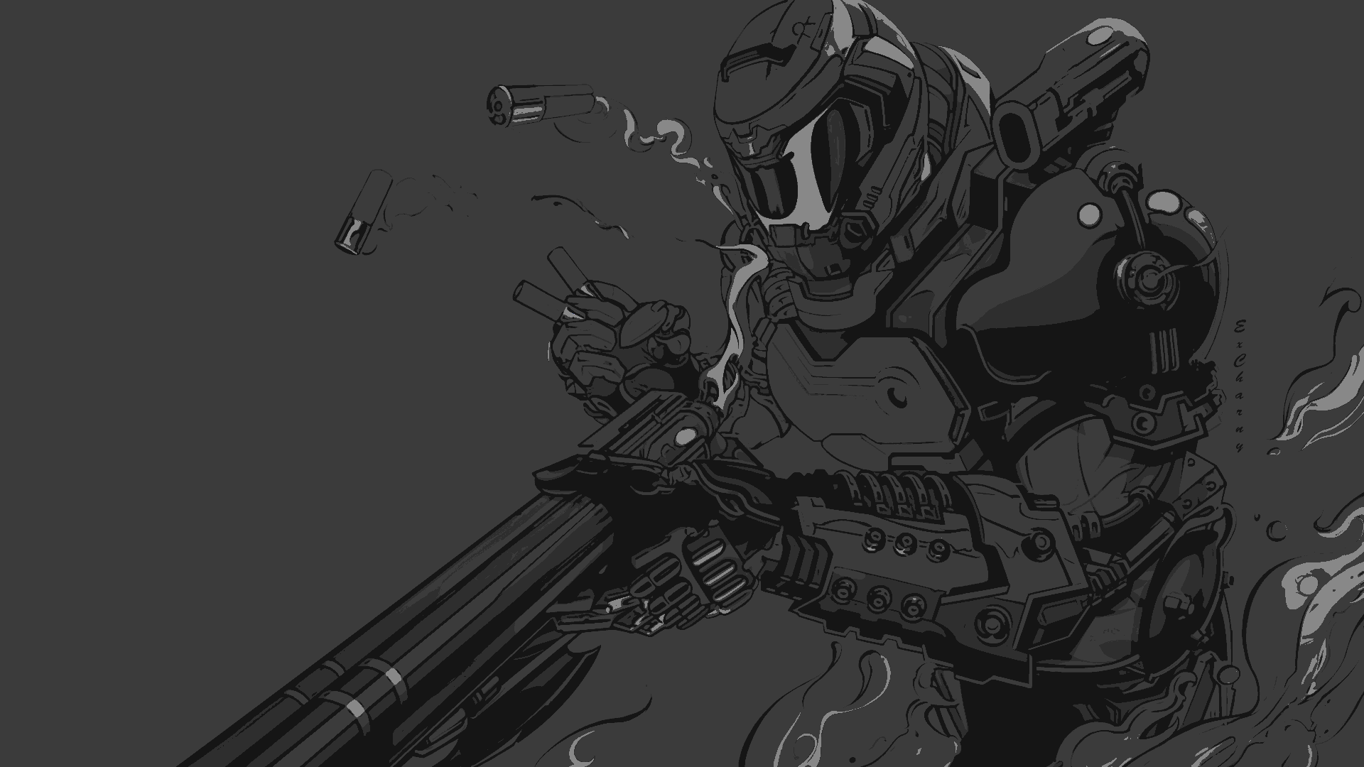 1920x1080 Doom Slayer HD: Intense Video Game Action Wallpaperx1080