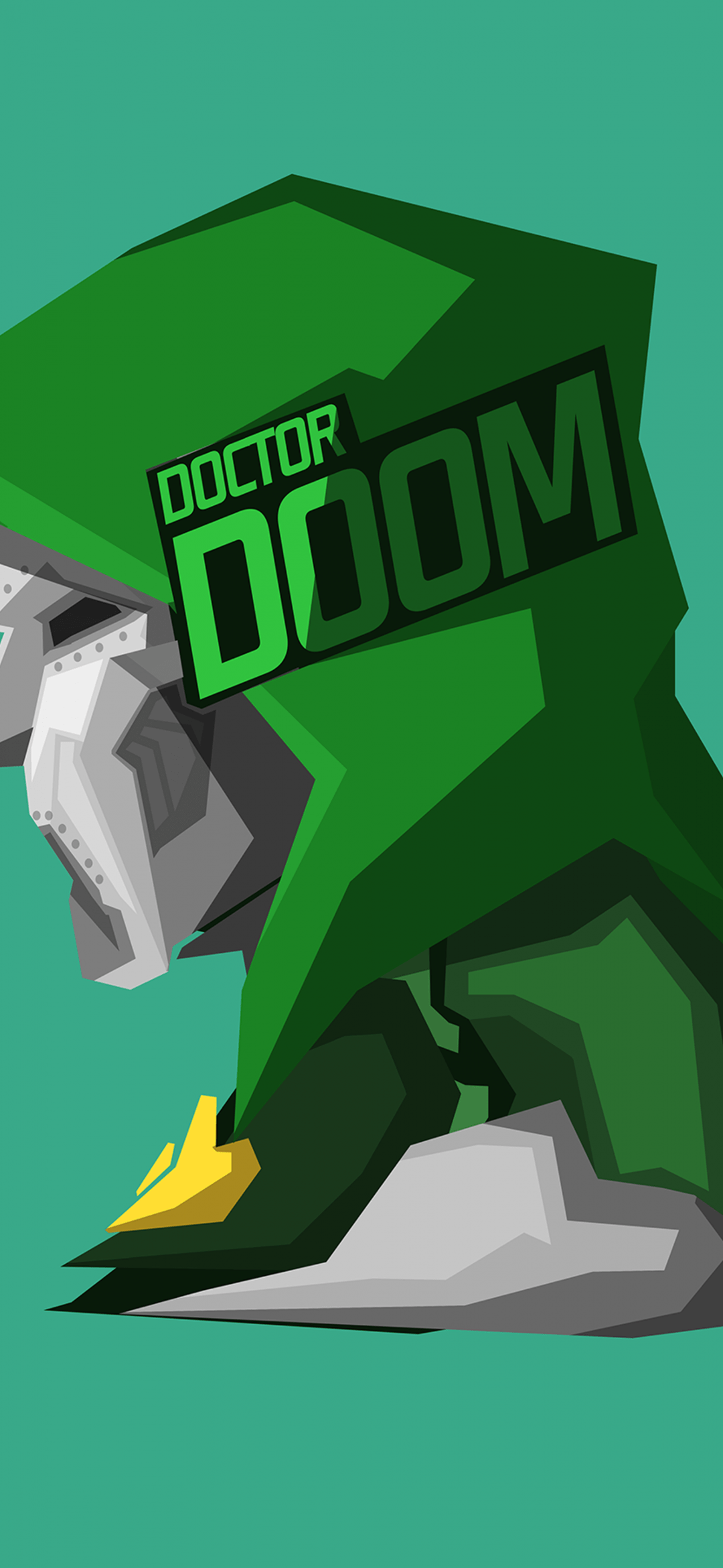 1080x2340 Doctor Doom Wallpaper 4K, Minimalist, 8K, Supervillain