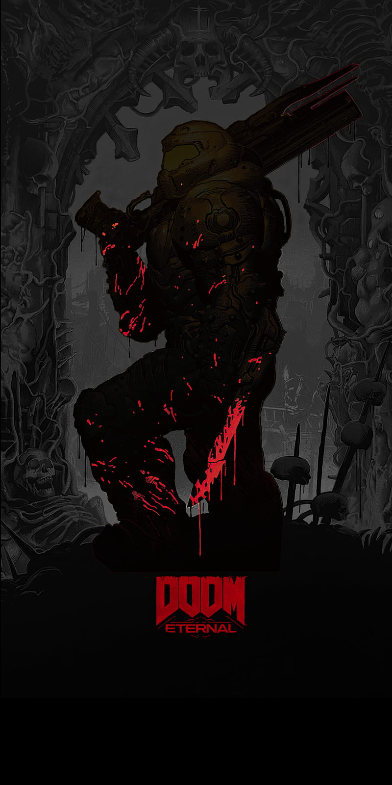 800x1600 Doom Eternal, HD wallpaper