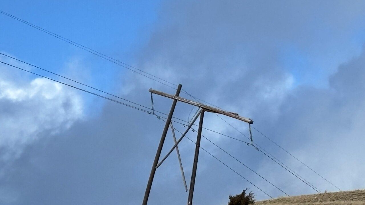 1280x720 Widespread power outage reported in Livingston due to wind storm