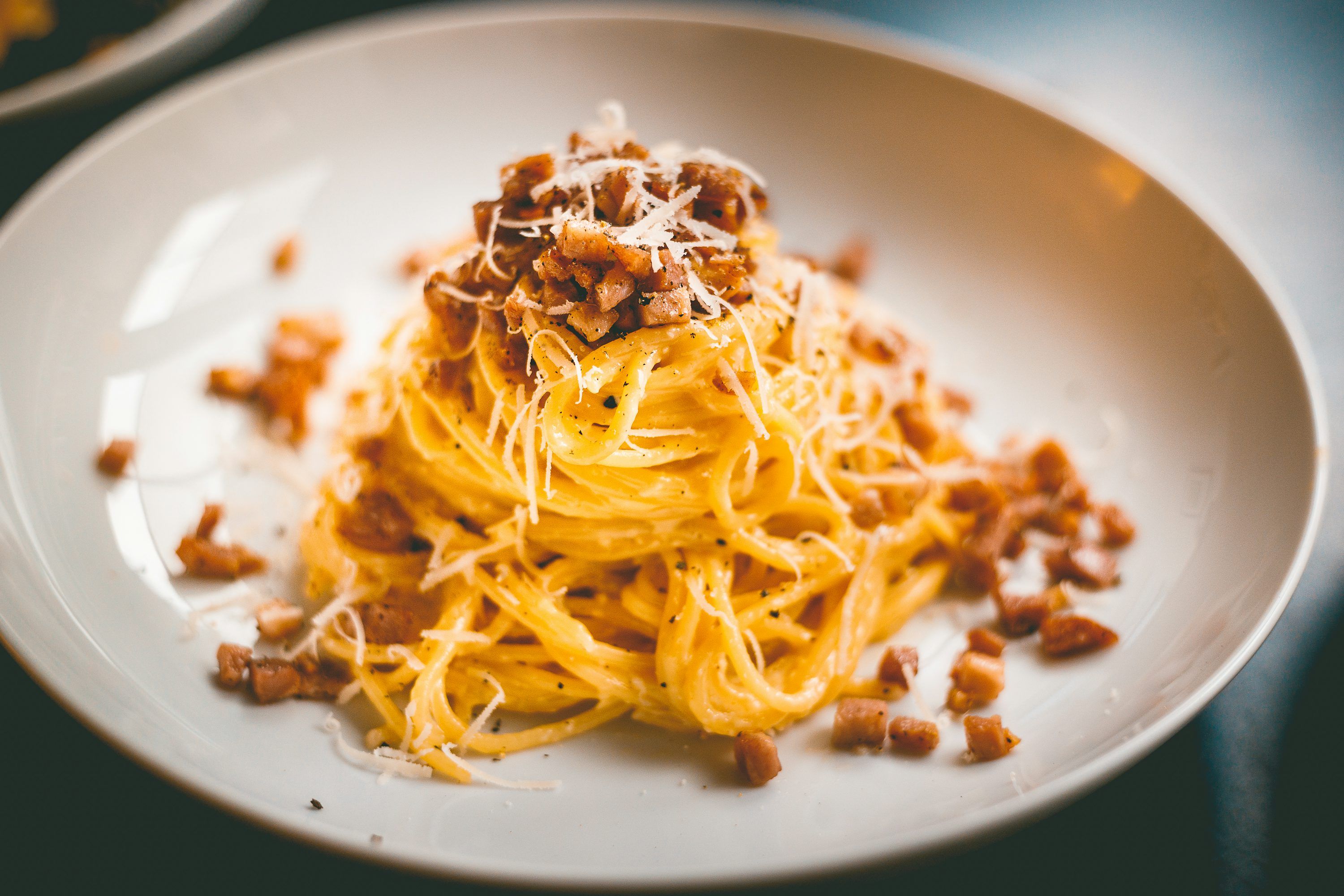 3000x2000 Spaghetti Carbonara Picture. Download Free Image