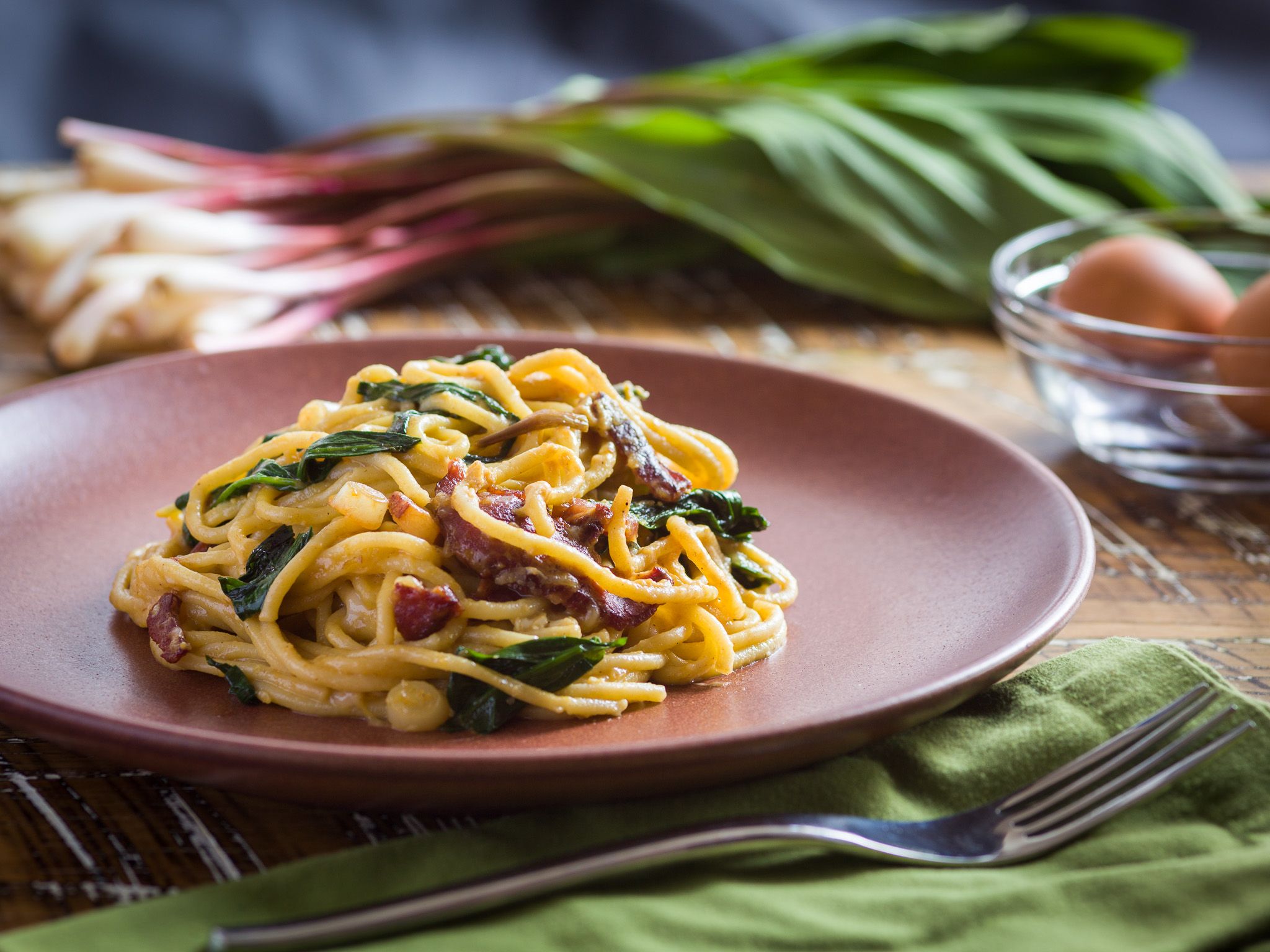 2048x1536 Pasta Carbonara with Ramps