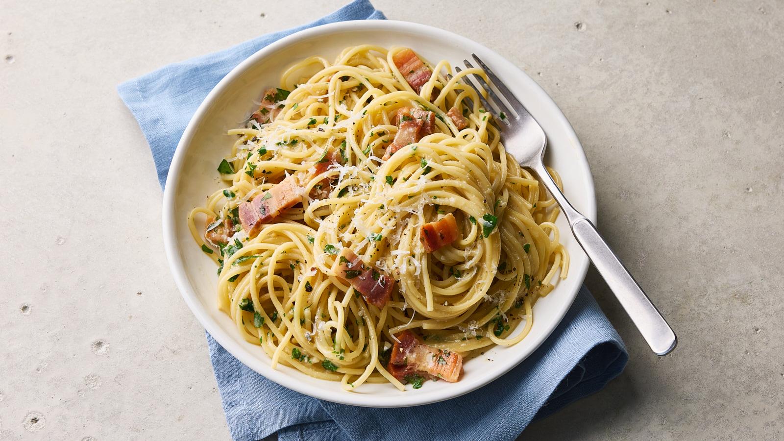 1600x900 Rick Stein's spaghetti alla carbonara