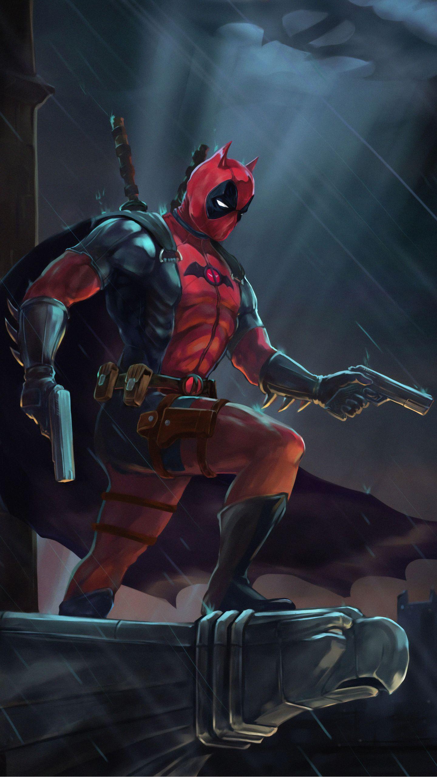 1440x2560 Deadpool As Batman Samsung Galaxy S S7 , Google Pixel XL , Nexus 6P , LG G5 HD 4k Wallpaper, Image, Background, Photo and Picture