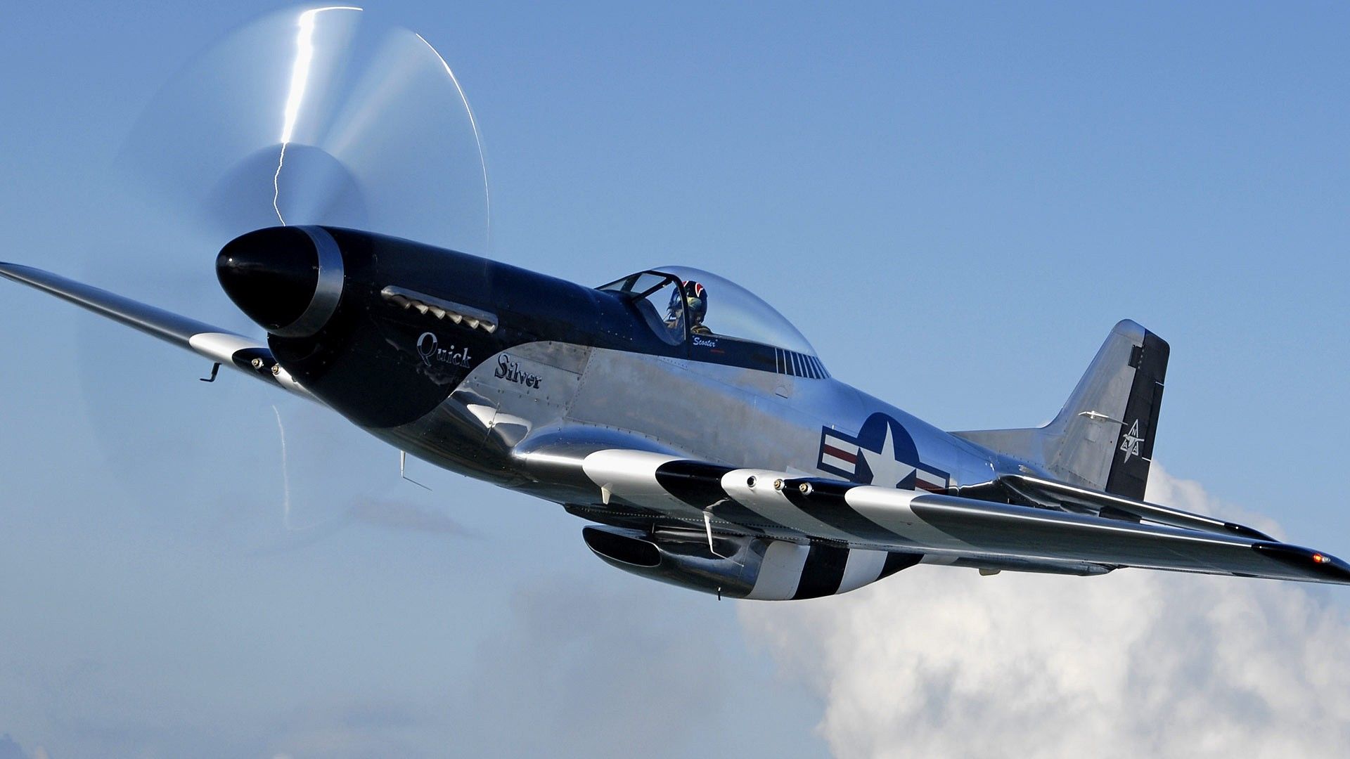 1920x1080 North American P 51 Mustang, World War II, Aircraft Wallpaper HD / Desktop and Mobile Background
