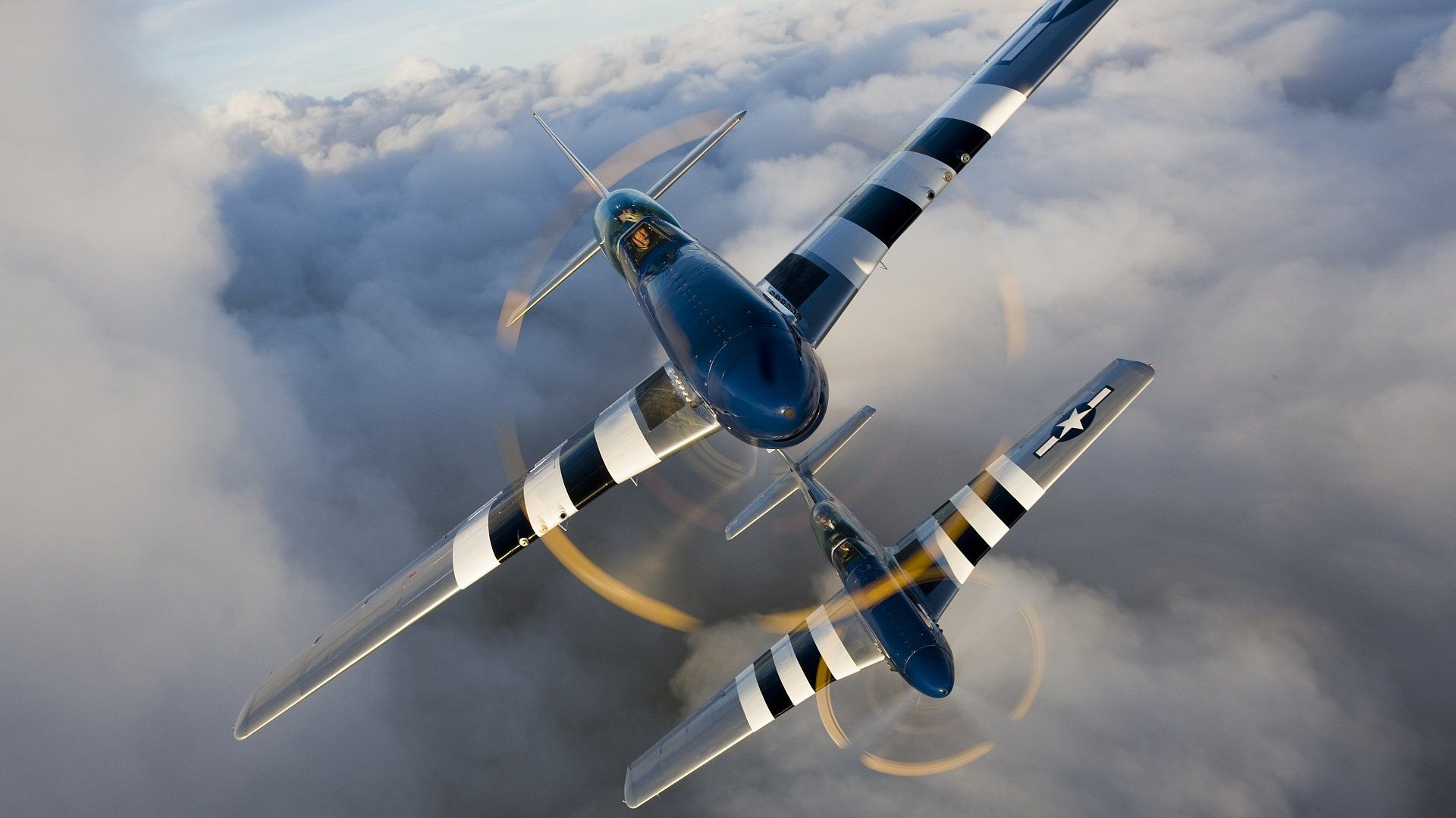 1920x1080 P 51 Mustang Soars: HD Military Aircraft Wallpaperx1080