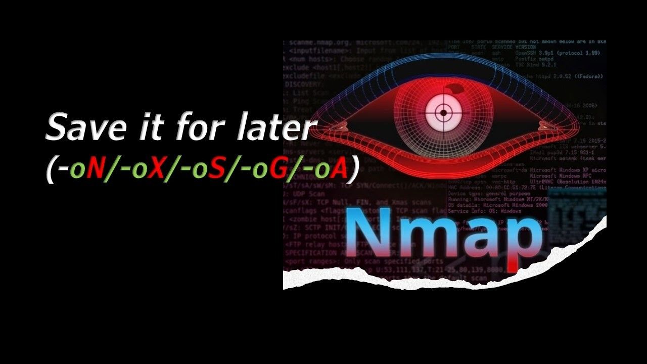 1280x720 Saving Nmap Scan Results for Later Use