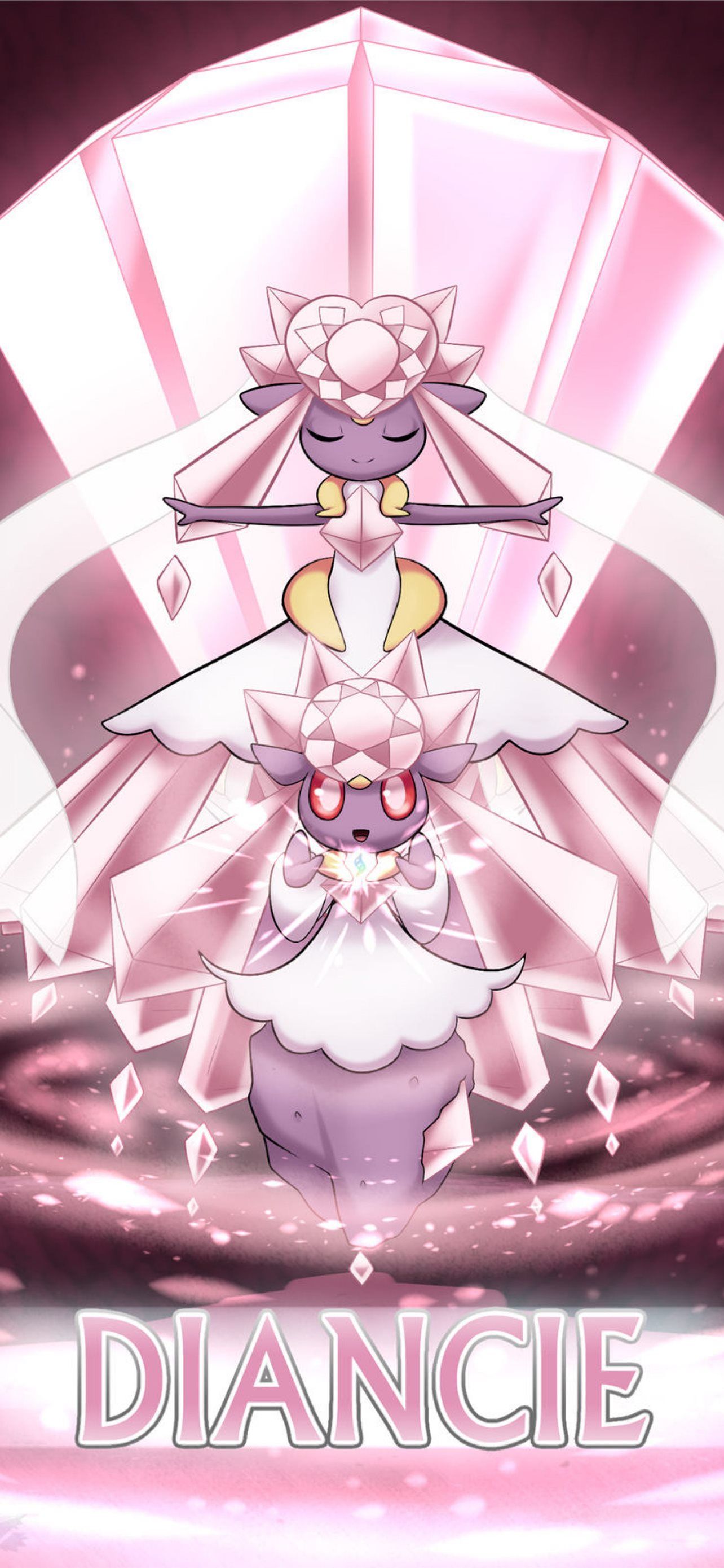 1284x2778 diancie HD iPhone Wallpaper Free Download