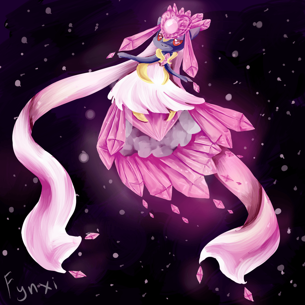1024x1024 Diancie HD Wallpaper
