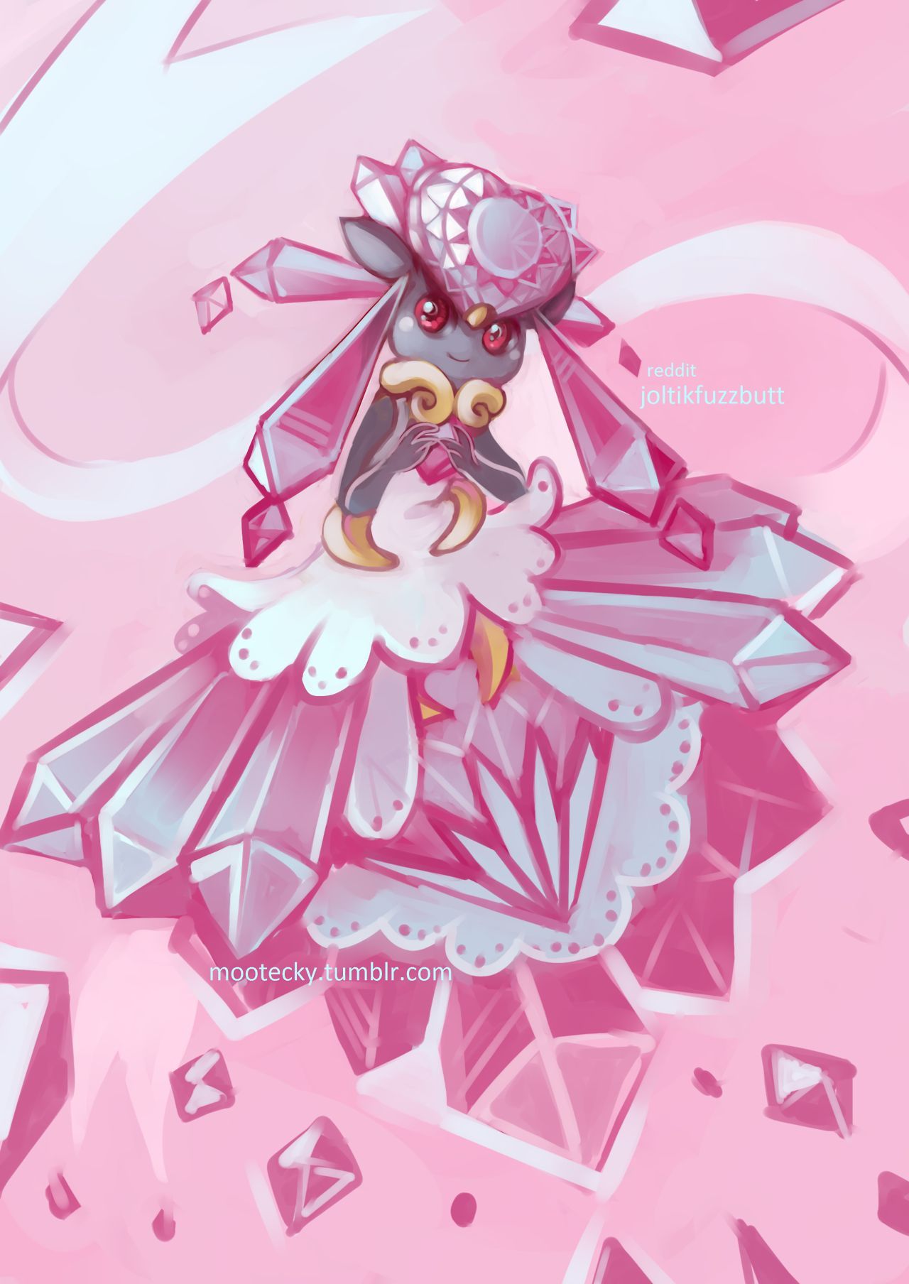 1280x1808 Discover 17 Diancie and diancie pokemon art ideas. pokemon diancie fanart, mega diancie fanart, mega diancie and more