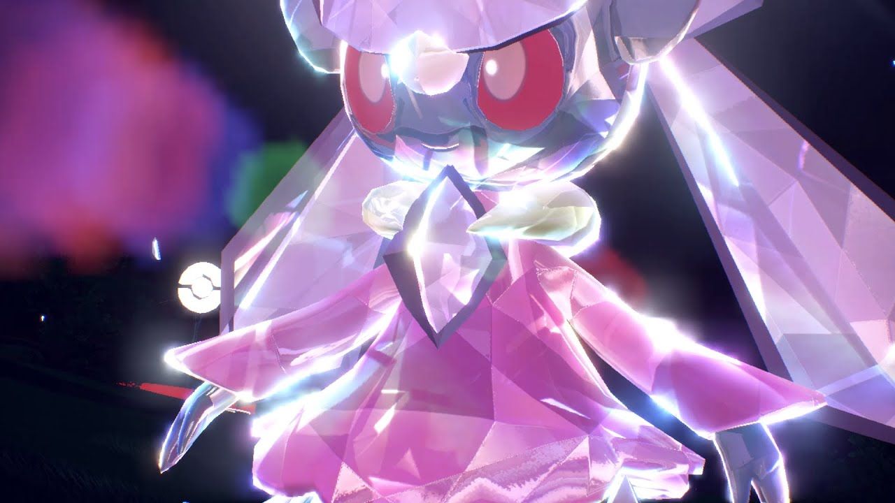 1280x720 Tera Steel Shiny Diancie
