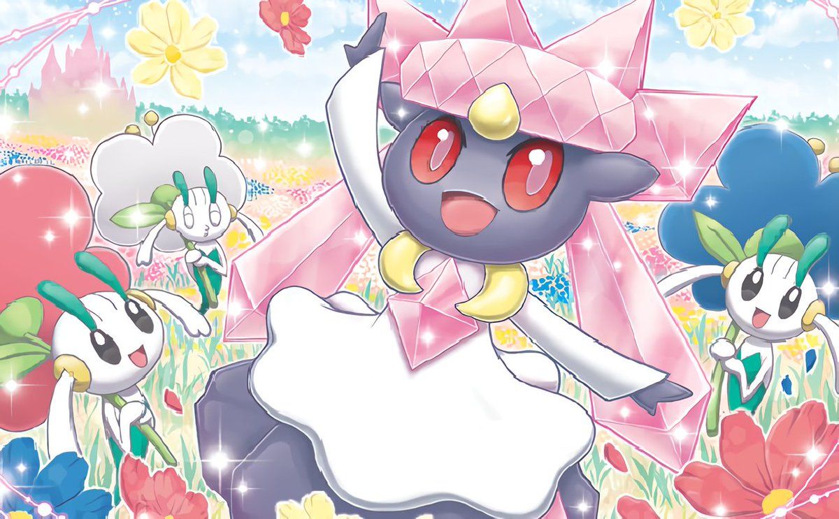 1200x743 diancie ♡︎ illust