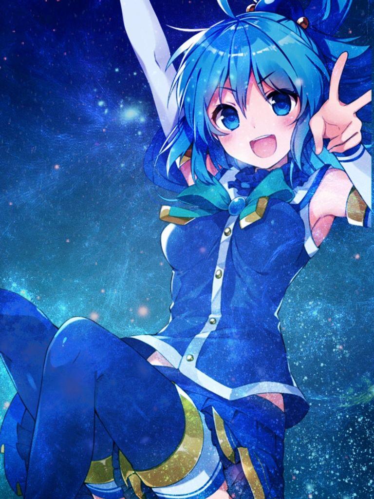 768x1024 Free download Aqua Galaxy Phone Wallpaper 1080x1920 Konosuba [1080x1920] for your Desktop, Mobile & Tablet. Explore Aqua KonoSuba Wallpaper. Aqua KonoSuba Wallpaper, Aqua Wallpaper, Aqua Colored Wallpaper