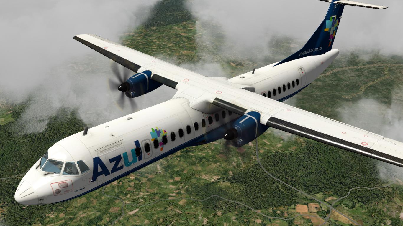 1366x768 AZUL ATR 72 600 Skin (model 500 Aerosoft) Skins Plane.Org Forum